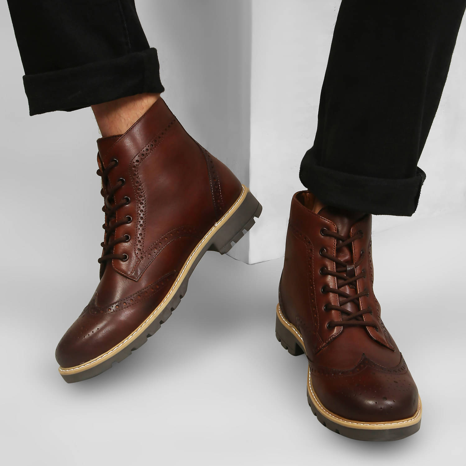 Yoho Brown Men's Casual Boots Yoho Brown Men's Casual Boots