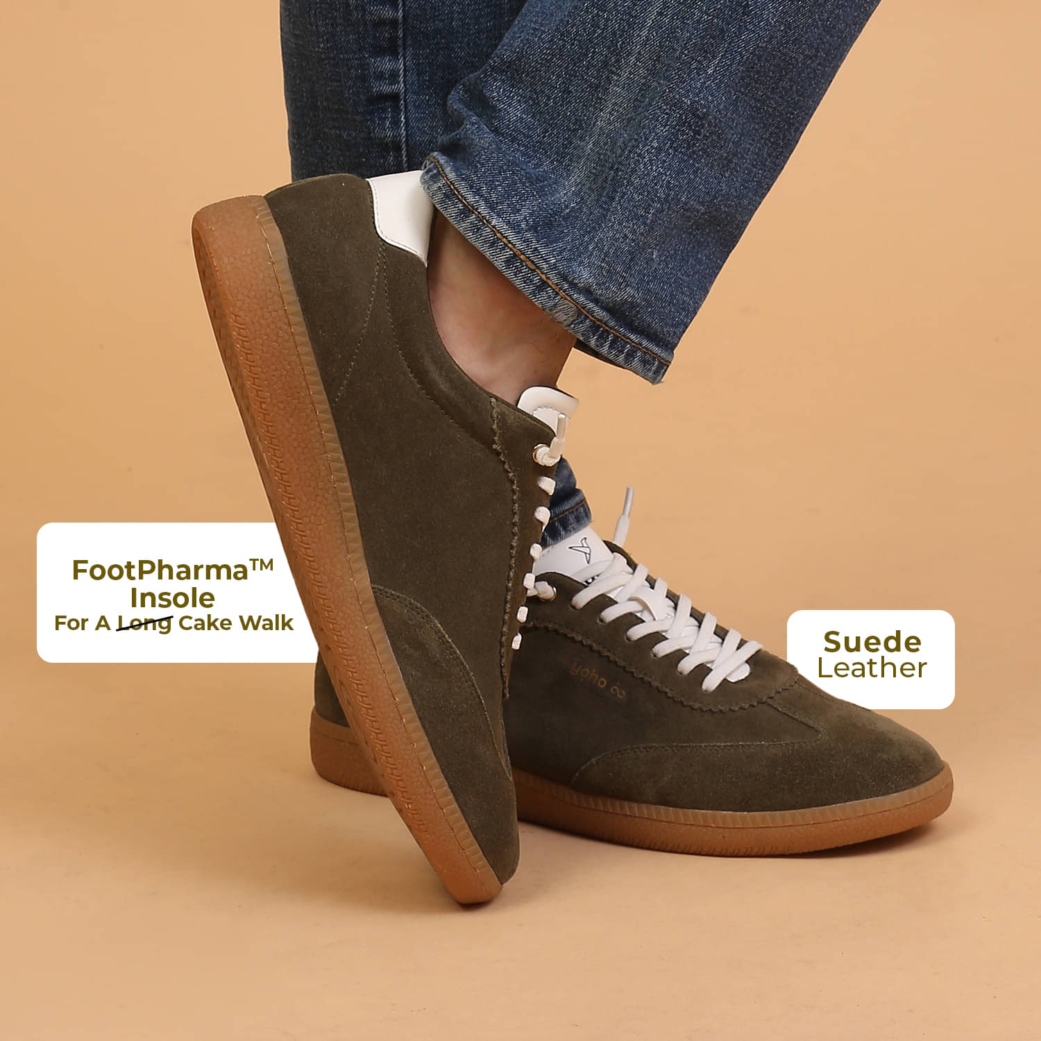     			Yoho YISMC07M Olive Men's Sneakers