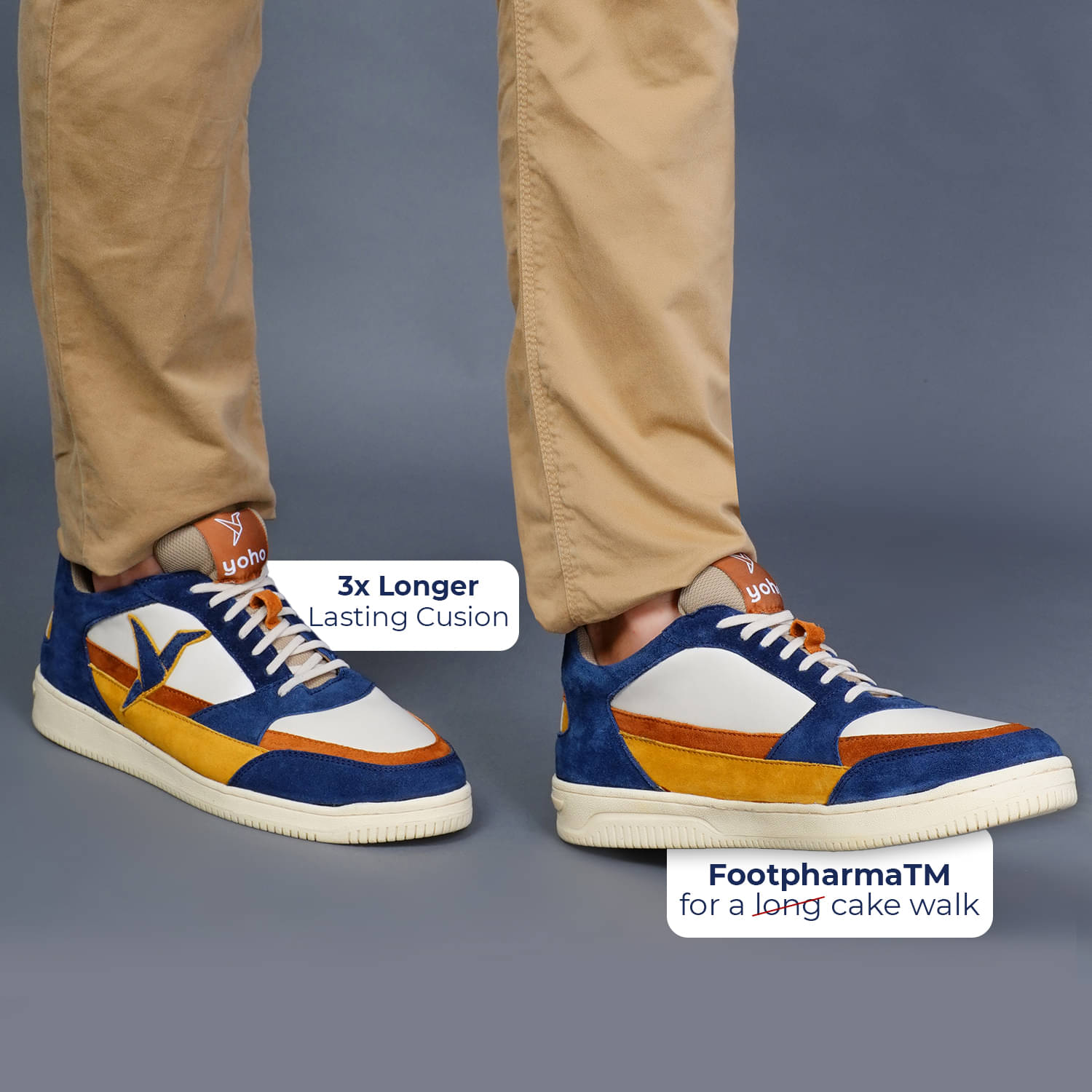     			Yoho YSSSC02M Navy blue Men's Sneakers