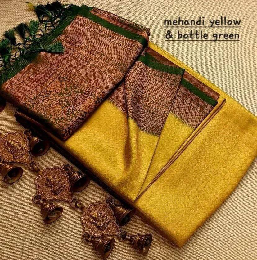     			fab woven Art Silk Woven Saree With Unstitched Blouse Piece ( Yellow1 )