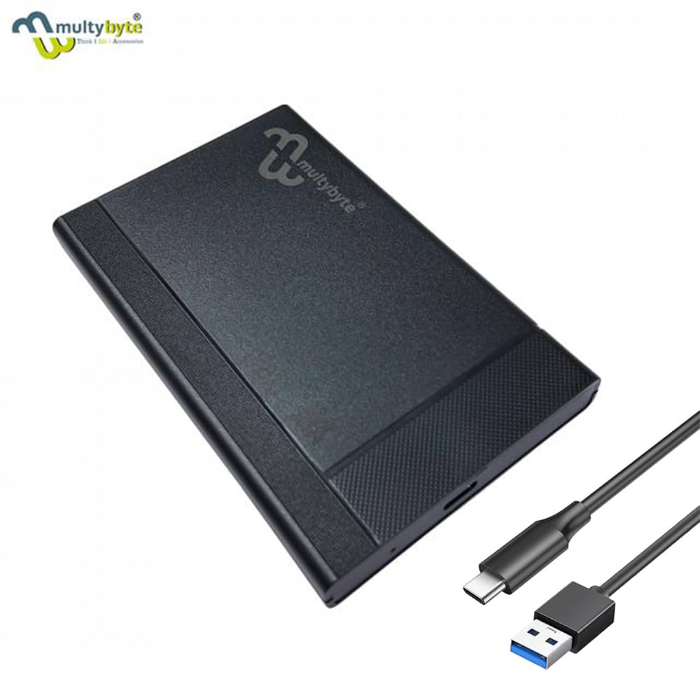     			multybyte SSD SATA Case - Black