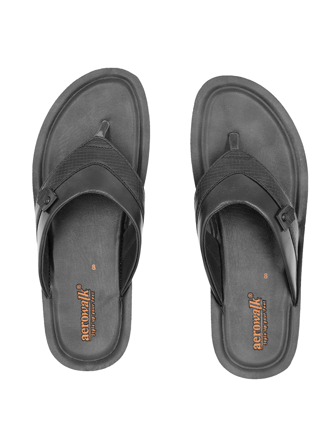     			Aerowalk Black Men's Daily Slipper