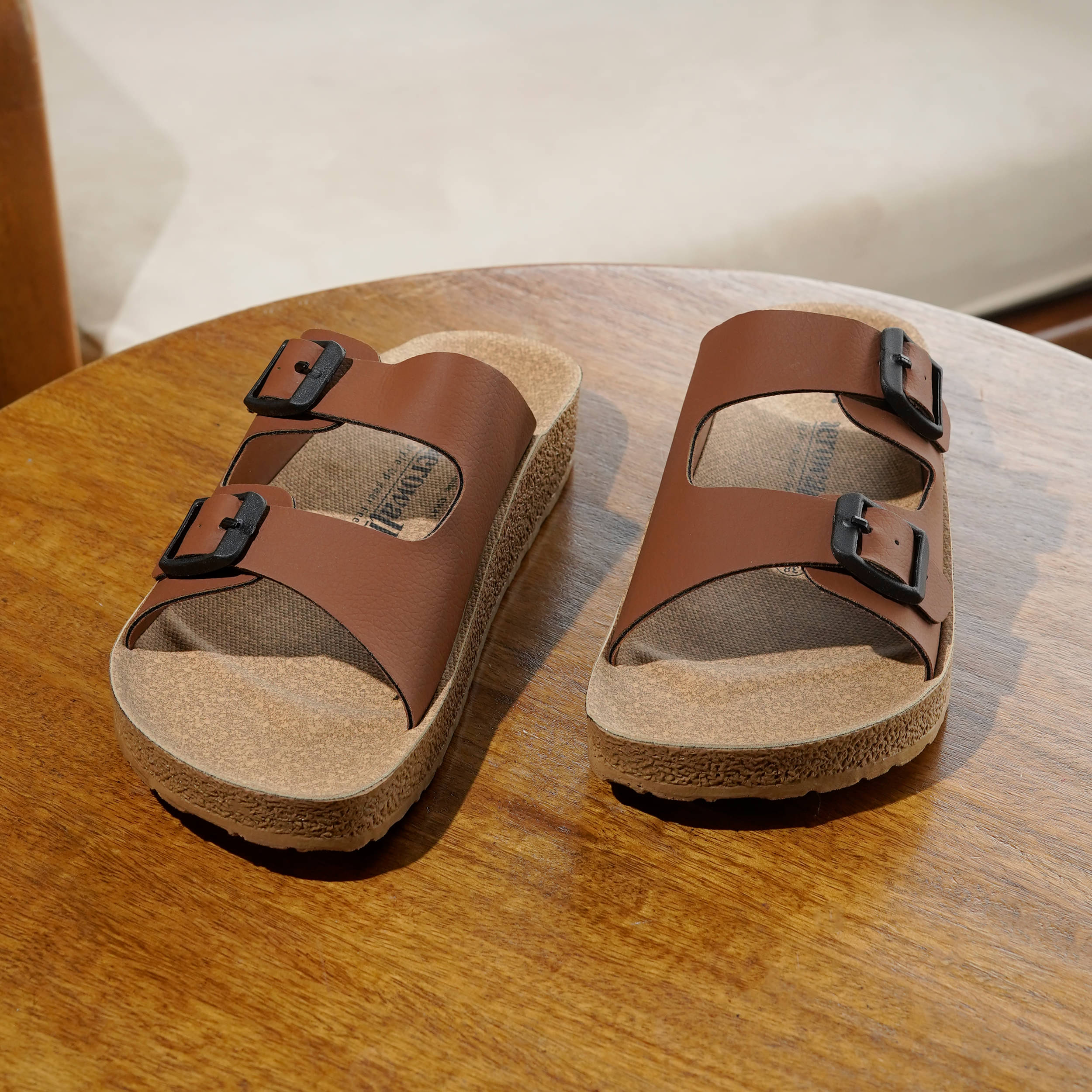    			Aerowalk Tan Women's Slide Flip Flop