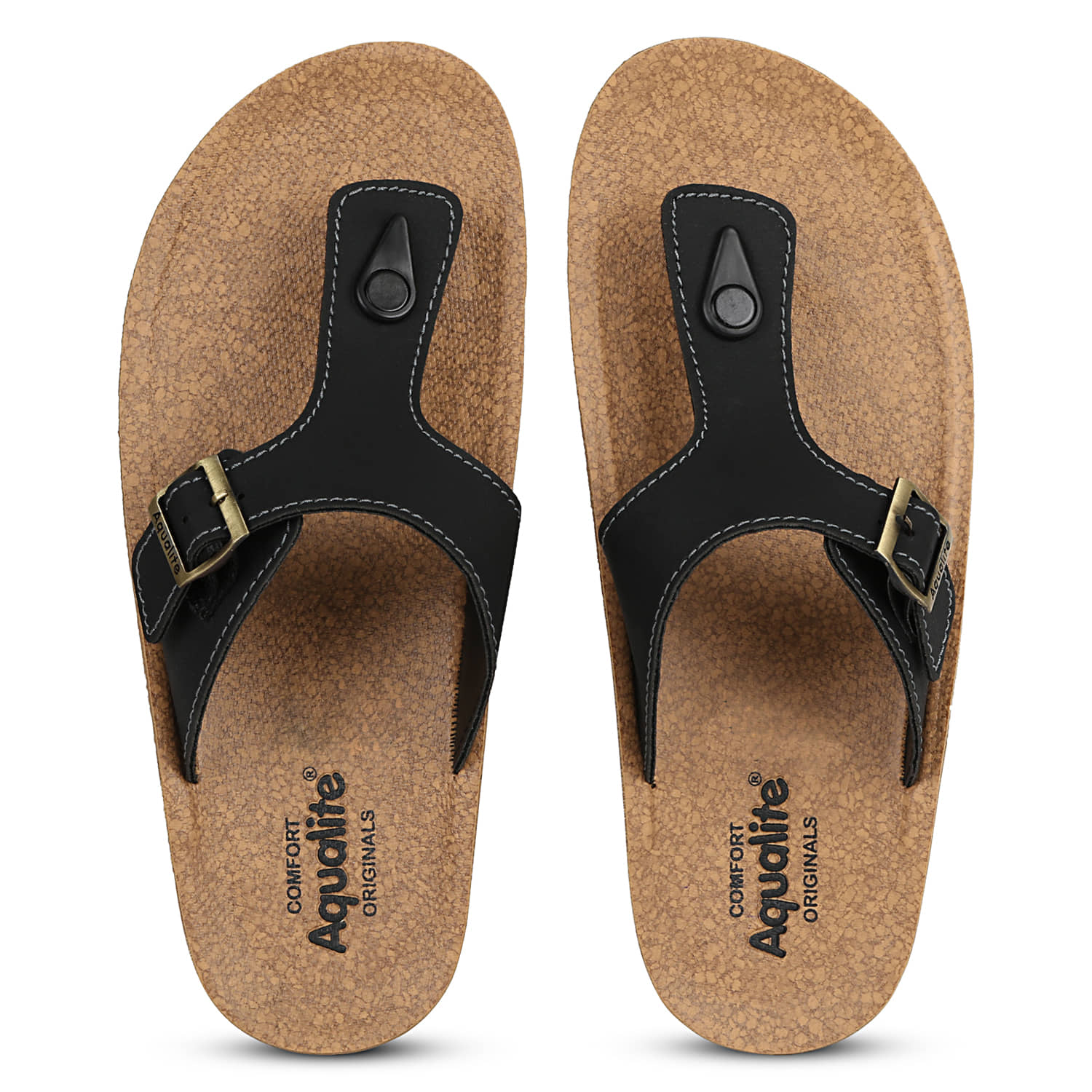 Aqualite Black Men's Daily Slipper