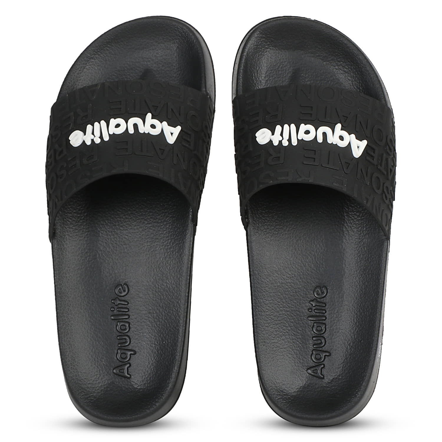 Aqualite White Men's Slide Flip Flop