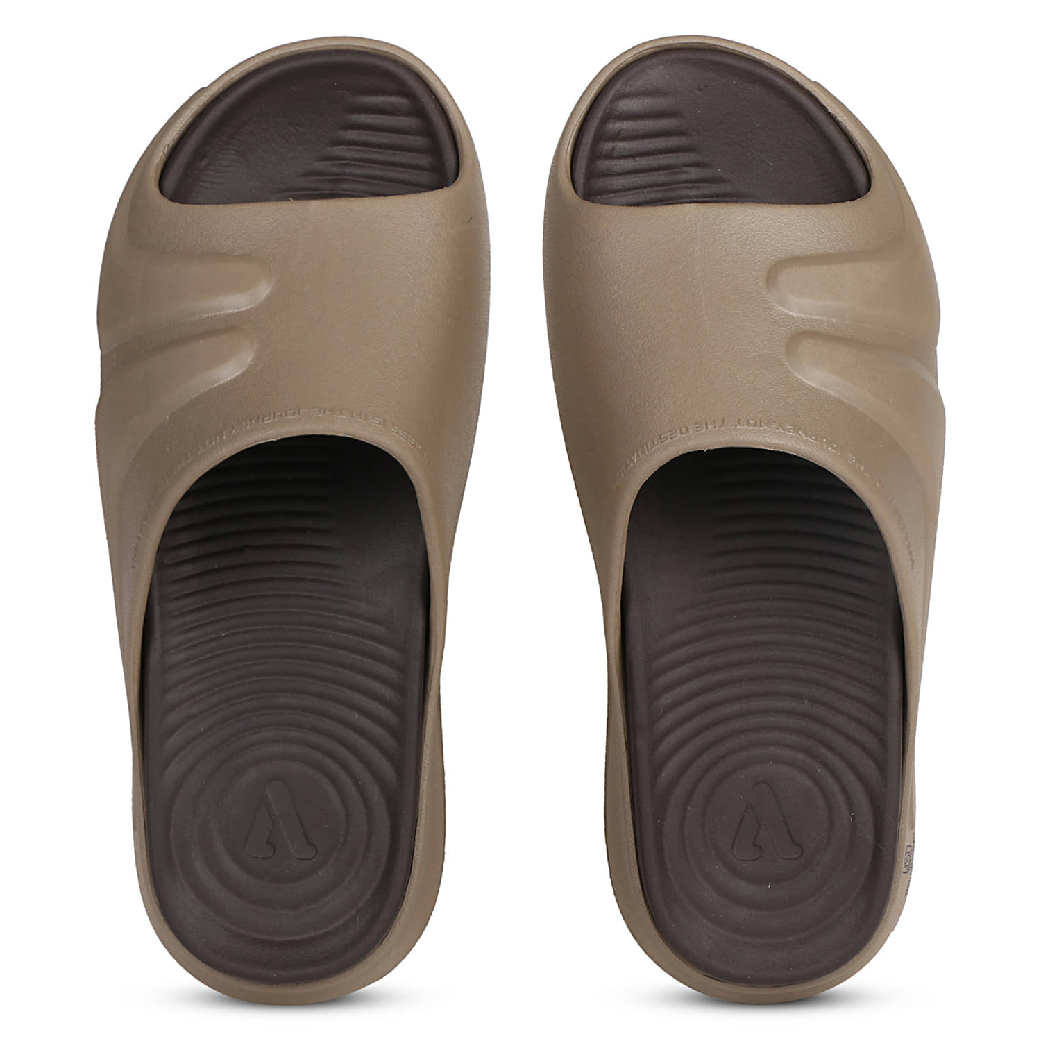Aqualite Dark Grey Men's Slide Flip Flop