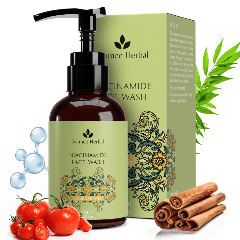     			Avimee Herbal Niacinamide Face Wash For Daily Skin Clarity & Smooth Texture 100ml (Pack of 1)