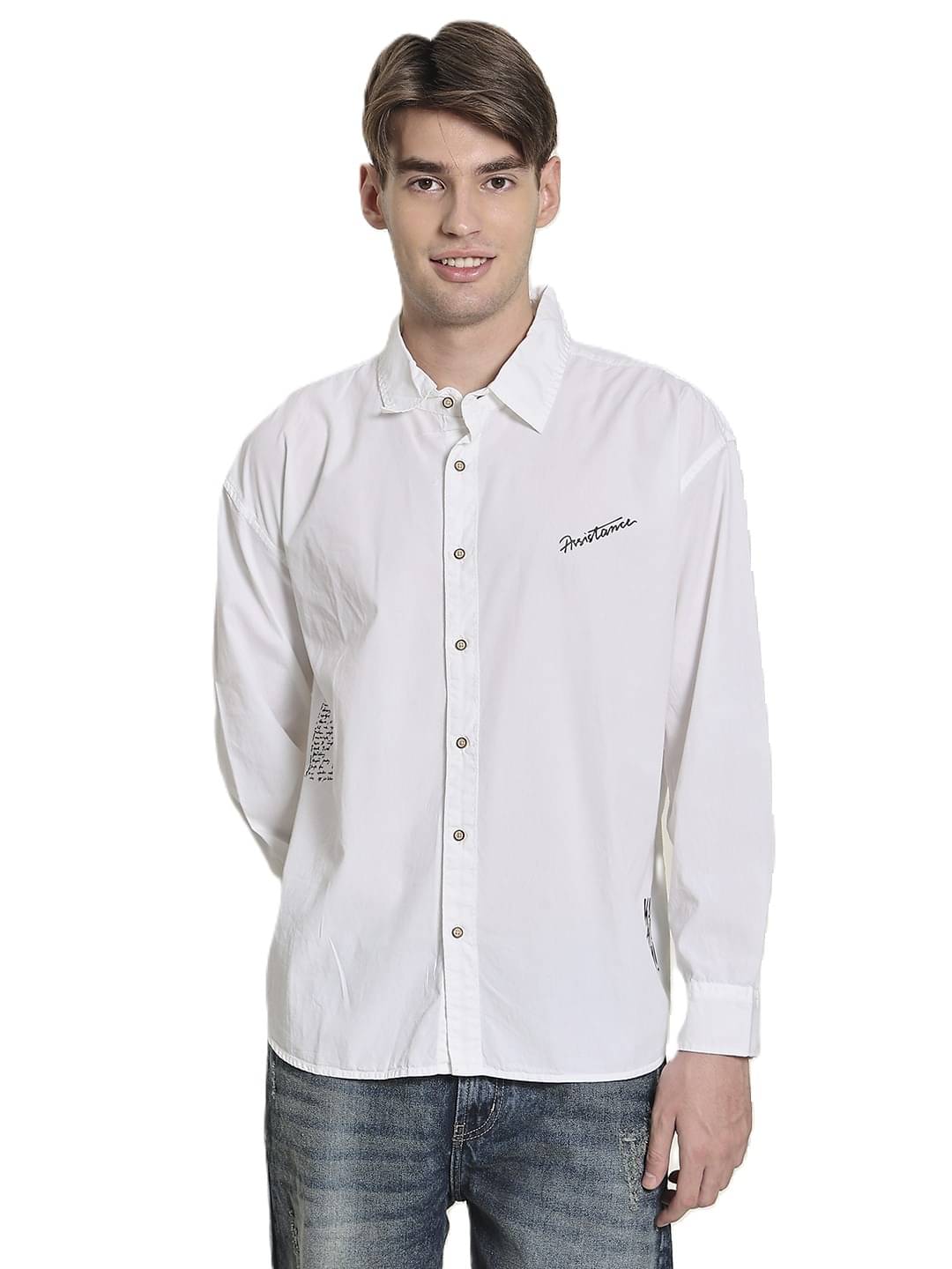    			Bene Kleed Unisex Back Printed Oversize Shirt