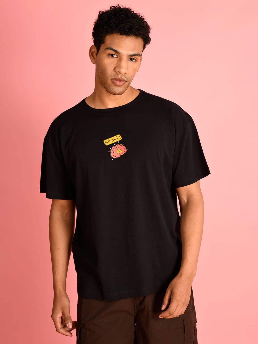 Bene Kleed Men Typography Printed Round Neck Cotton Oversized T-shirt Bene Kleed Men Typography Printed Round Neck Cotton Oversized T-shirt