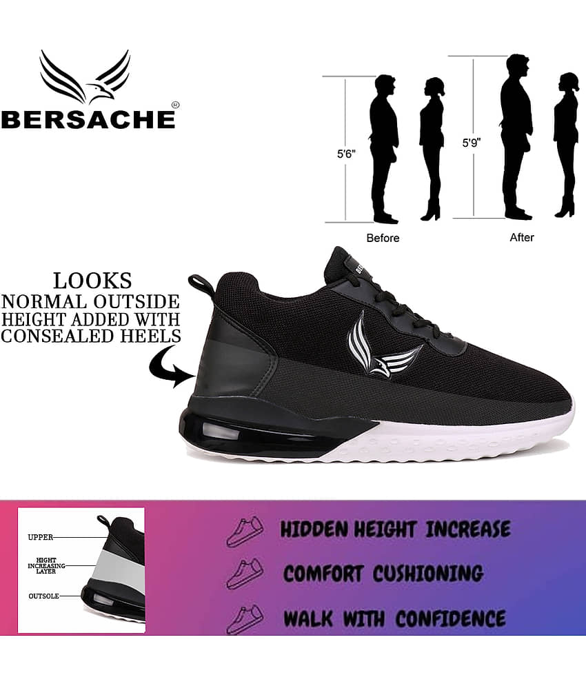 Bersache Men Casual Shoes Black Men's Outdoor Shoes - Casual Shoes | Buy online on ZillyBuy