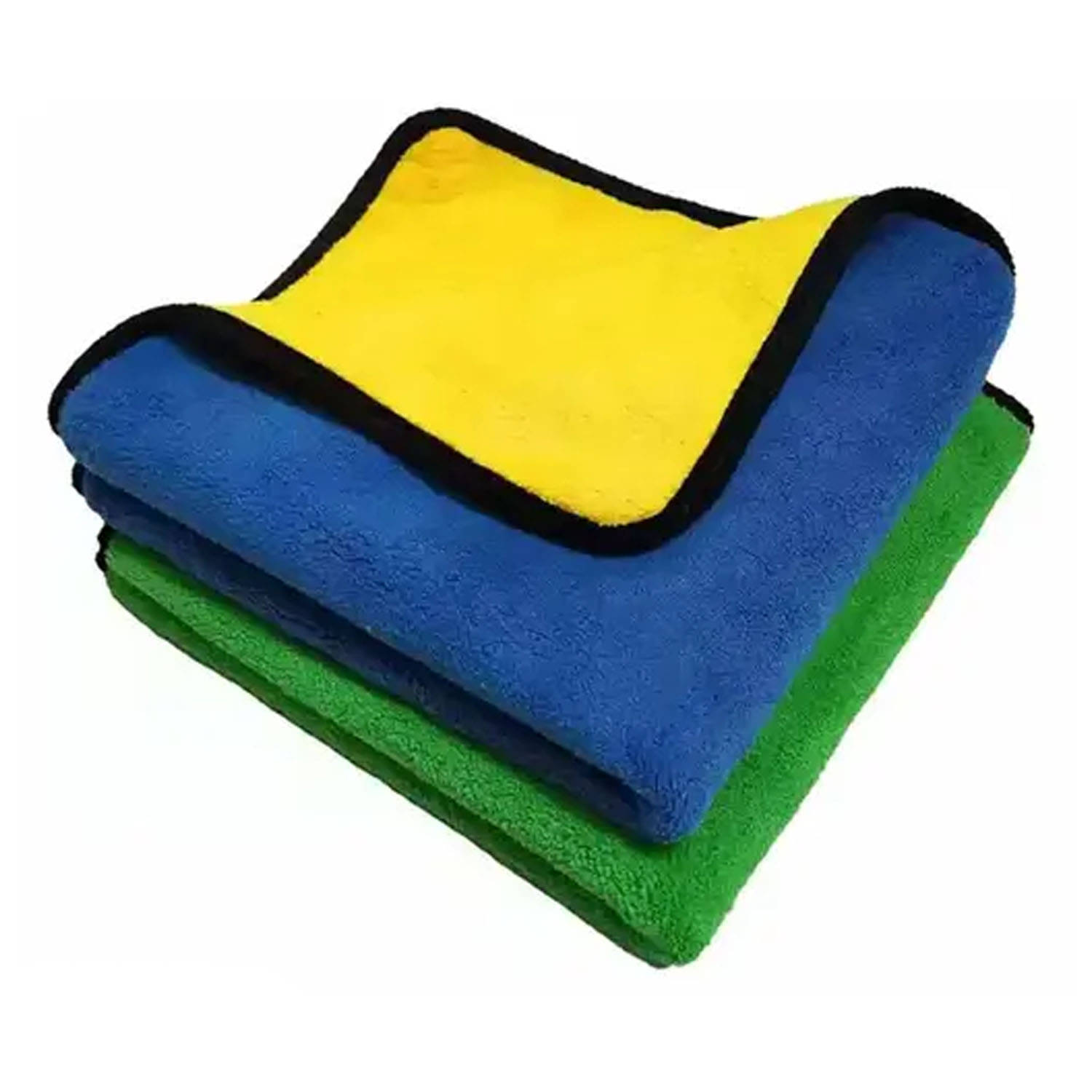 Bizarro.in Multicolor 800 GSM Microfiber Cloth For Automobile ( Pack of 2 ) Bizarro.in Multicolor 800 GSM Microfiber Cloth For Automobile ( Pack of 2 )