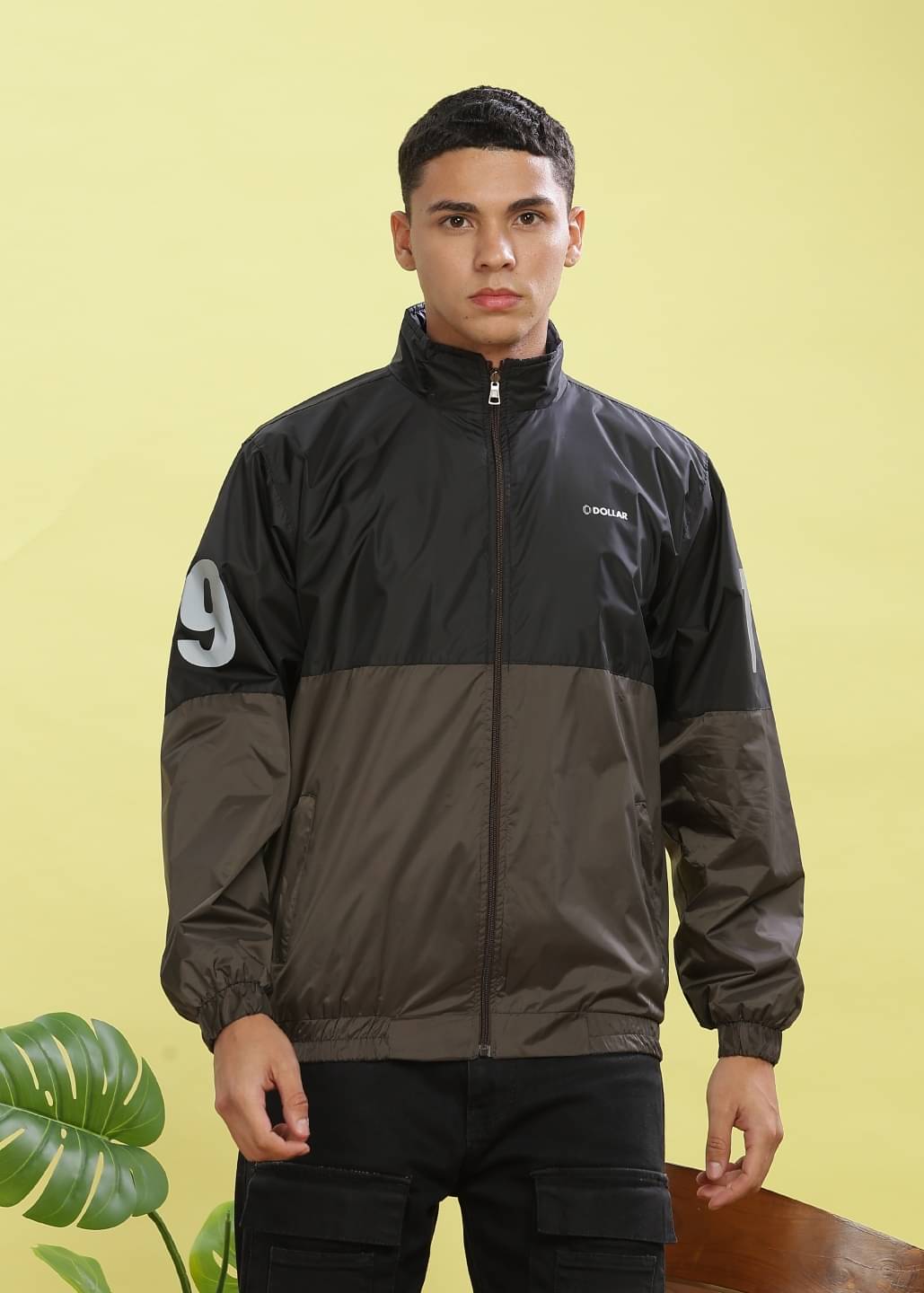     			Dollar Polyester Blend Men's Windcheater Jacket - Black ( Pack of 1 )