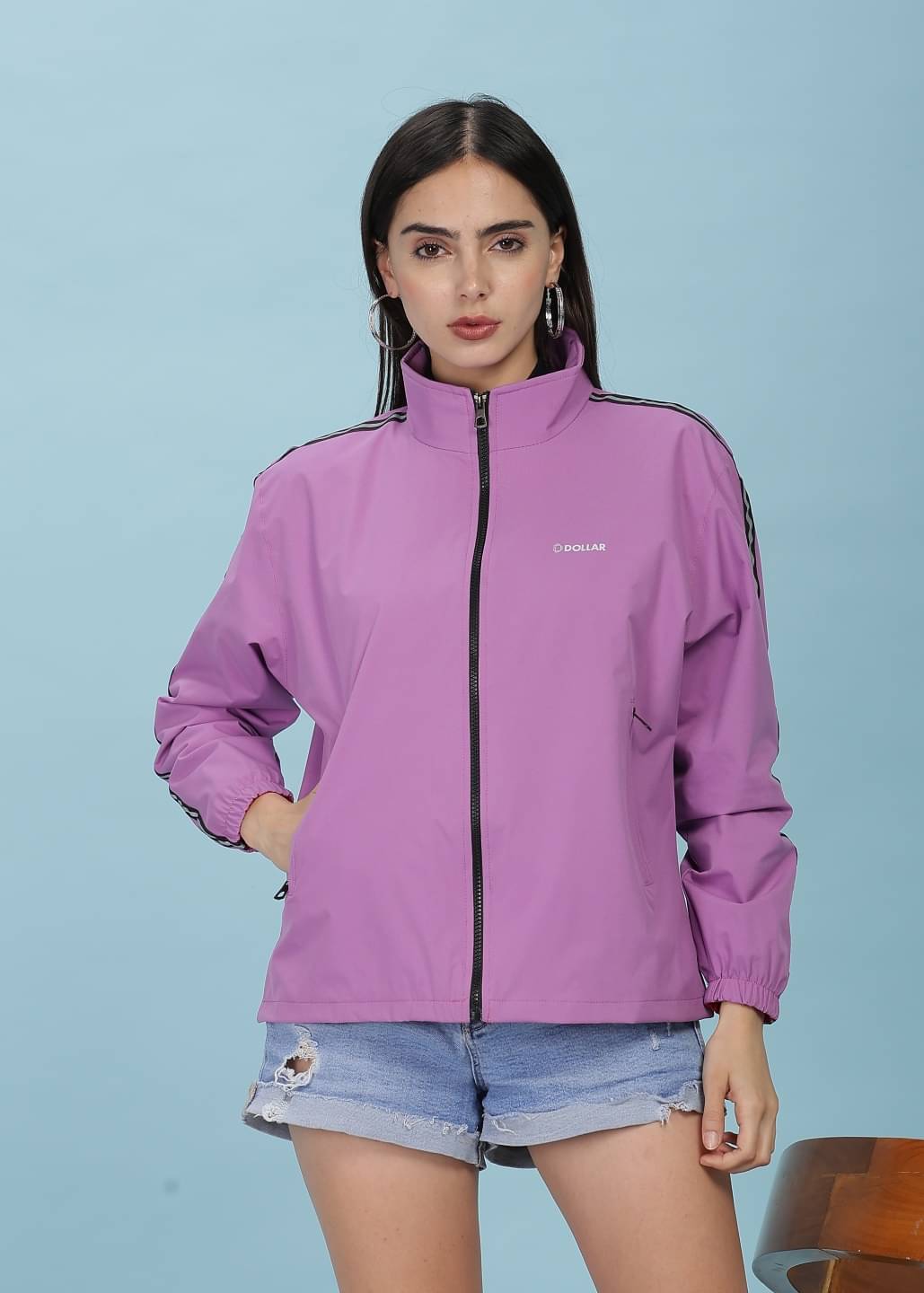 Dollar - Polyester Blend Purple Jackets Pack of 1 Dollar - Polyester Blend Purple Jackets Pack of 1