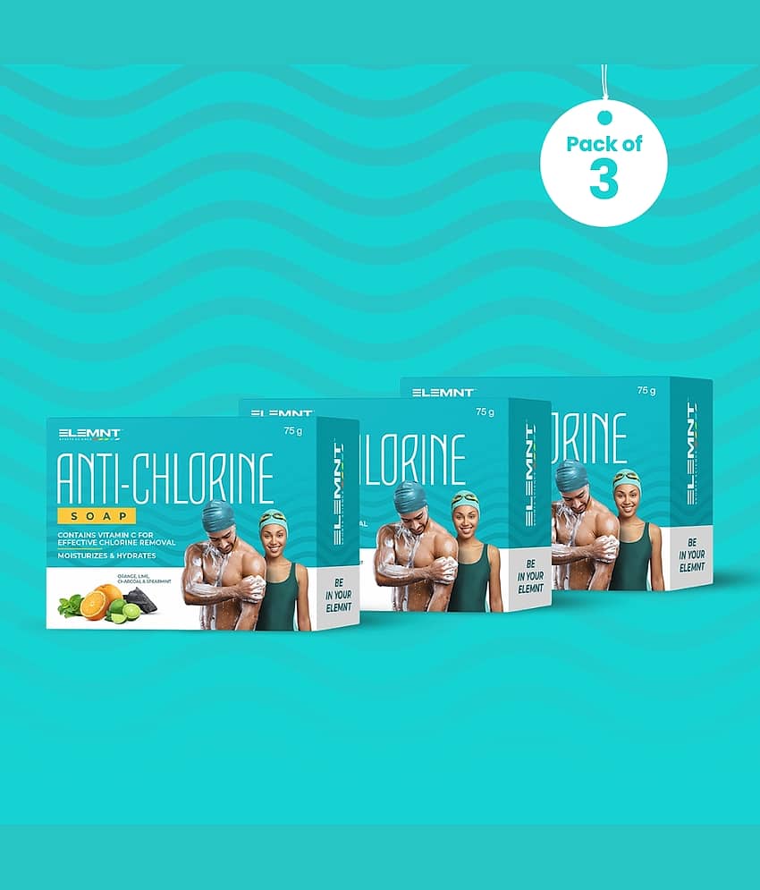 Elemnt Sports Science Moisturizing Soap for All Skin Type ( Pack of 3 )