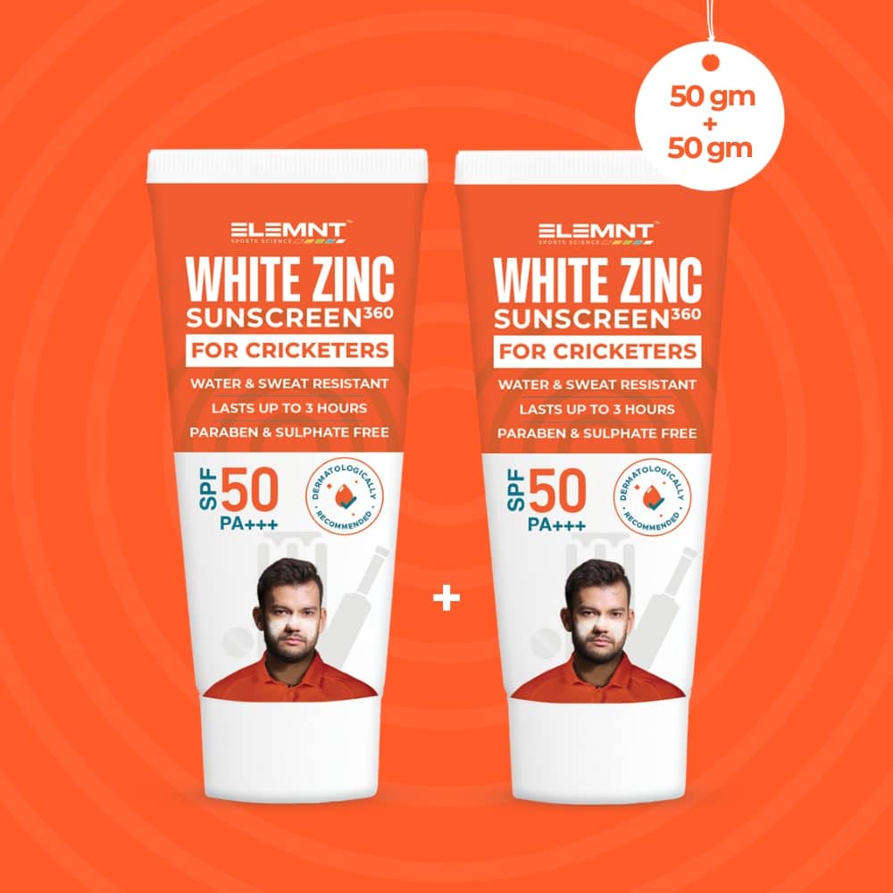 Elemnt Sports Science SPF 50 Sunscreen Cream For All Skin Type ( Pack of 2 )