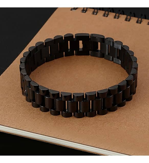 FASHION FRILL Black Bracelet ( Pack of 1 ) - Bangles & Bracelets | Buy online on ZillyBuy