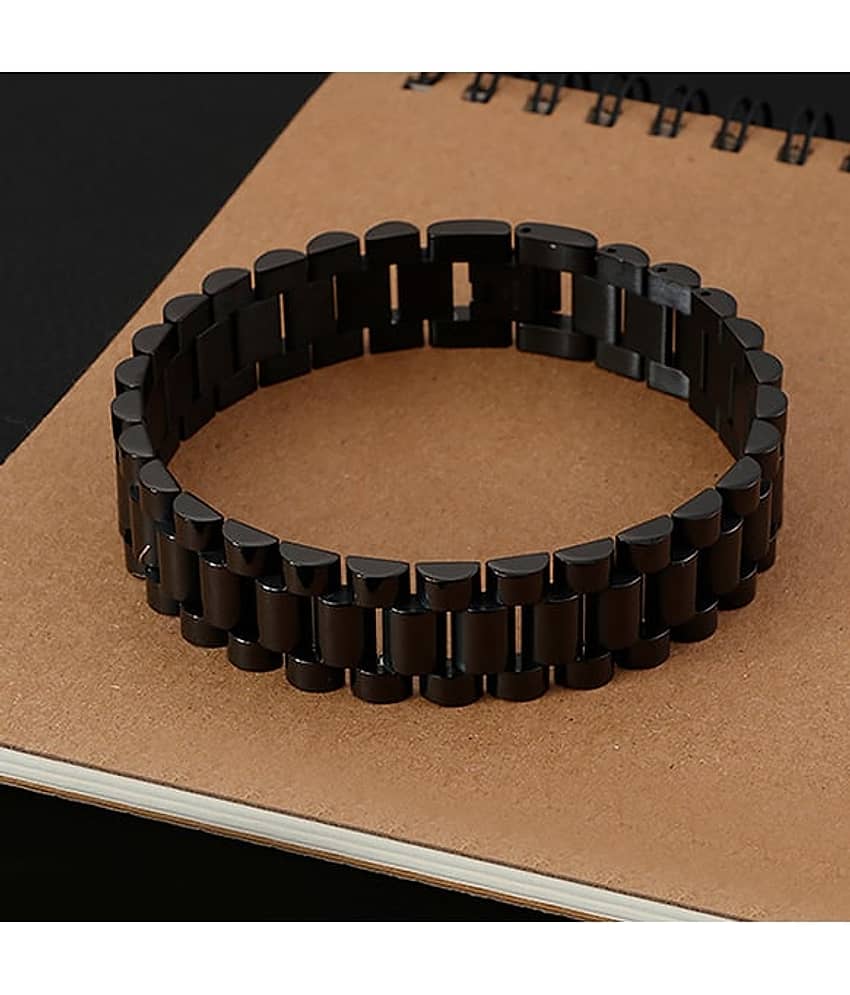 FASHION FRILL Black Bracelet ( Pack of 1 ) - Bangles & Bracelets | Buy online on ZillyBuy