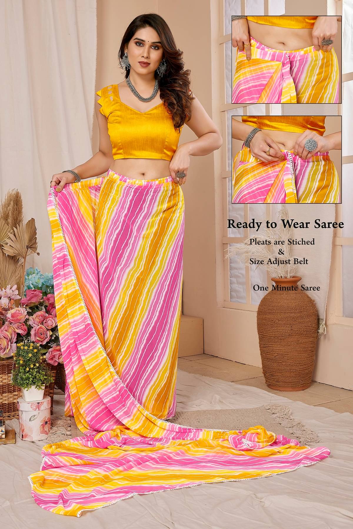 Gazal Fashions Georgette Printed Saree With Unstitched Blouse Piece ( Multicolor2 ) Gazal Fashions Georgette Printed Saree With Unstitched Blouse Piece ( Multicolor2 )