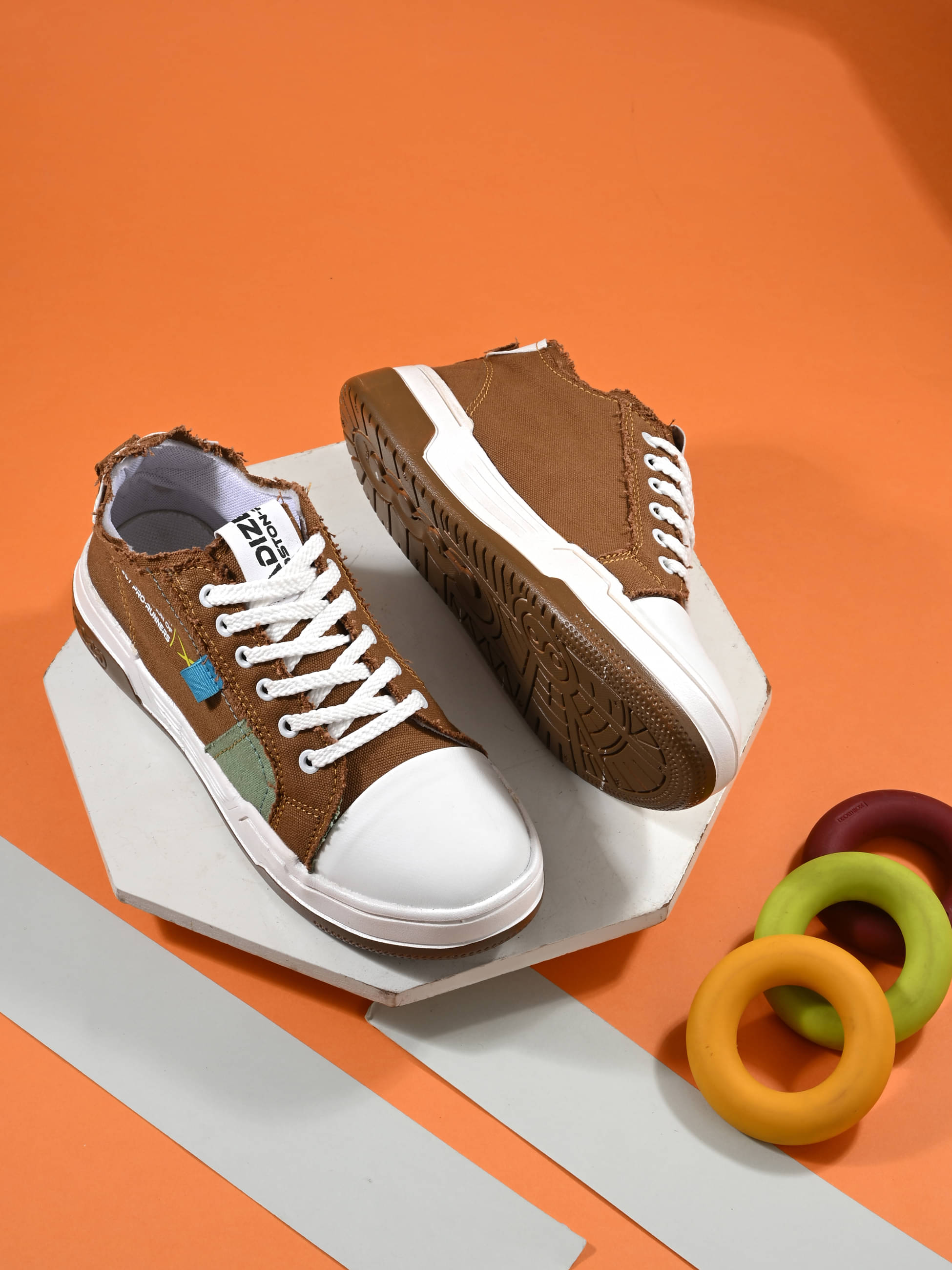     			JK Port Sneakers for men Brown Men's Sneakers