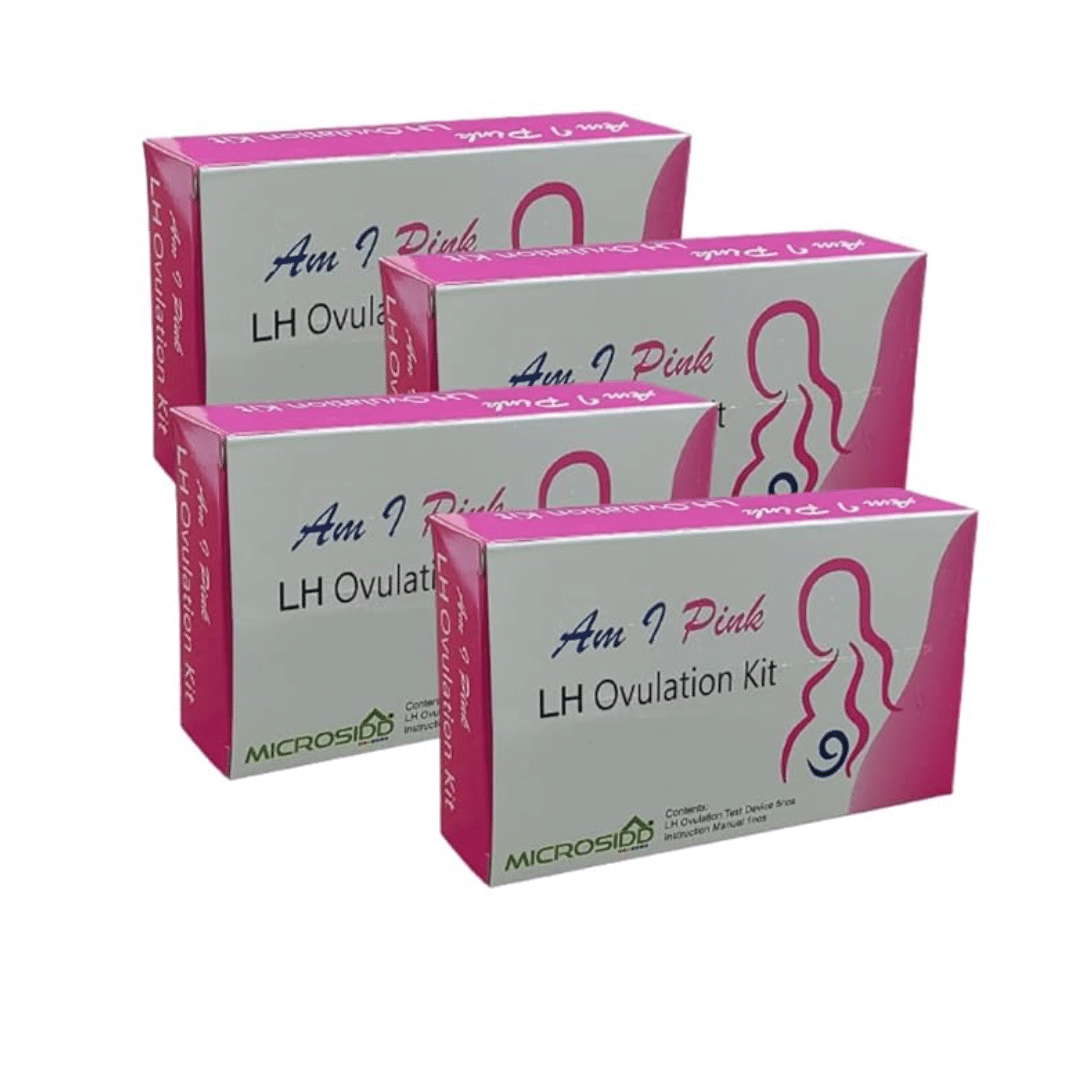    			MICROSIDD Am I Pink LH Ovulation Kit (20 Tests, Pack of 20)
