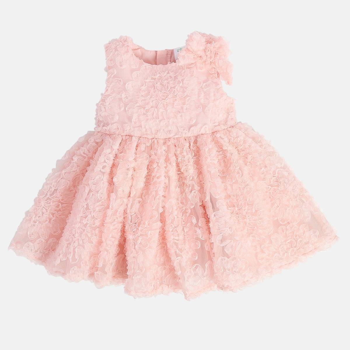     			MINI KLUB Pack of 1 Baby Girls Cotton Dress ( Pink )