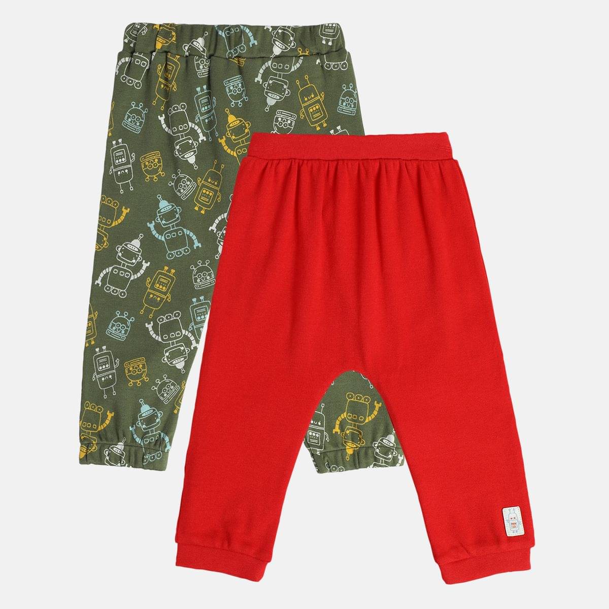     			MINI KLUB Pack of 2 Baby Boys Cotton Pyjama ( Multicolor )