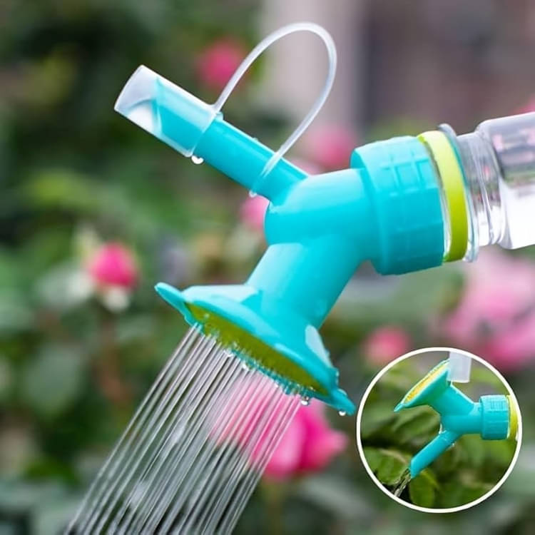    			Bottle Cap Sprinkler, Dual Head Bottle Watering Spout (Pack of 1)