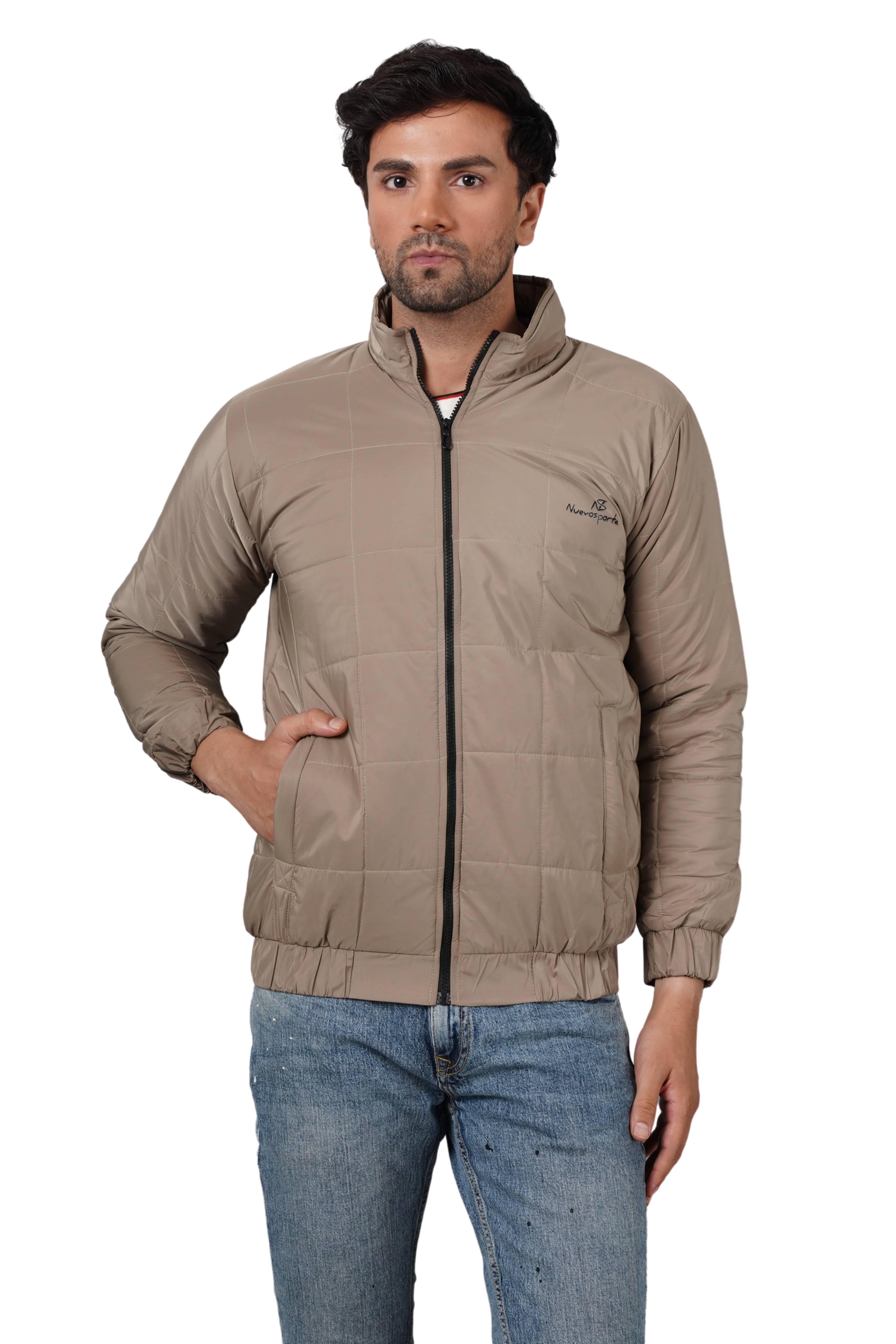 NUEVOSPORTA Polyester Men's Puffer Jacket - Beige ( Pack of 1 ) NUEVOSPORTA Polyester Men's Puffer Jacket - Beige ( Pack of 1 )