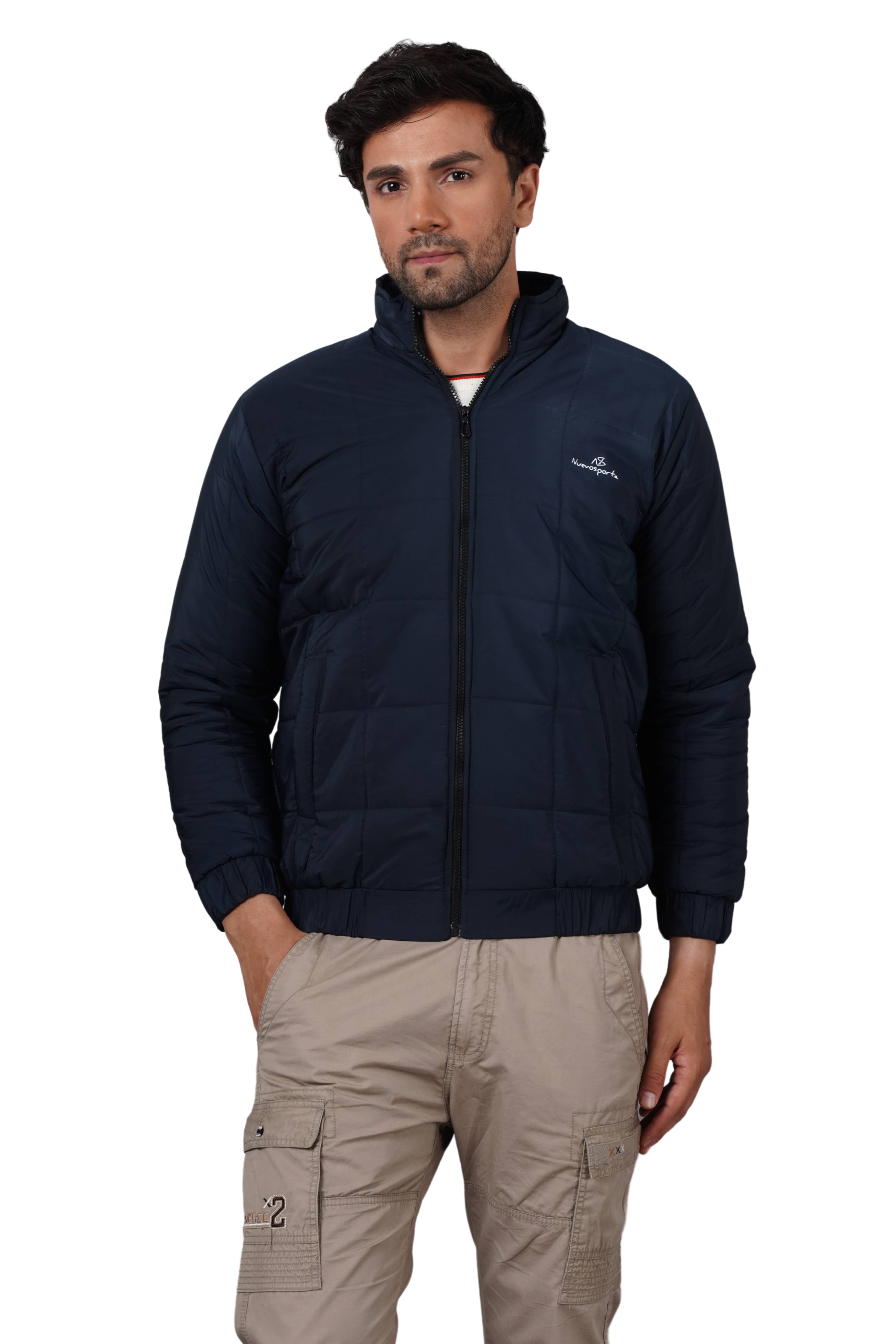 NUEVOSPORTA Polyester Men's Puffer Jacket - Beige ( Pack of 1 ) - Jackets & Coats | Buy online on ZillyBuy