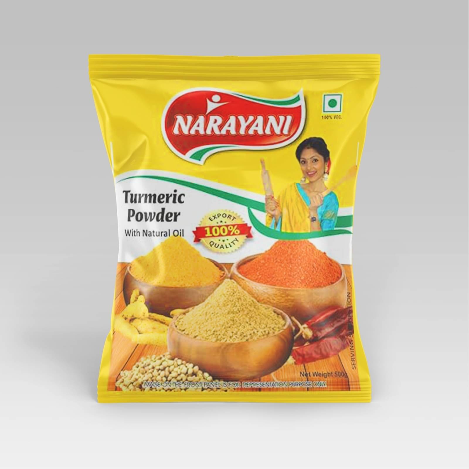     			Narayani Spices 100 gm Haldi (Turmeric) ( Pack of 1 )