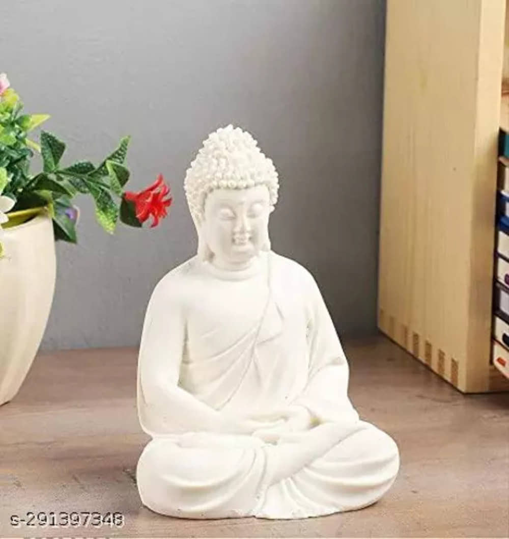 PICKARTME Samadhi Buddha Showpiece 10 cm - Pack of 1