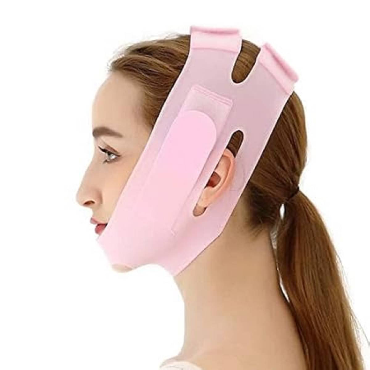 RAMDEV ENTERPRISE Double Chin Lift Mask,Silicon V Line Lifting face lifting mask Double Chin Reducer for Women and Men Tightening Skin RAMDEV ENTERPRISE Double Chin Lift Mask,Silicon V Line Lifting face lifting mask Double Chin Reducer for Women and Men Tightening Skin