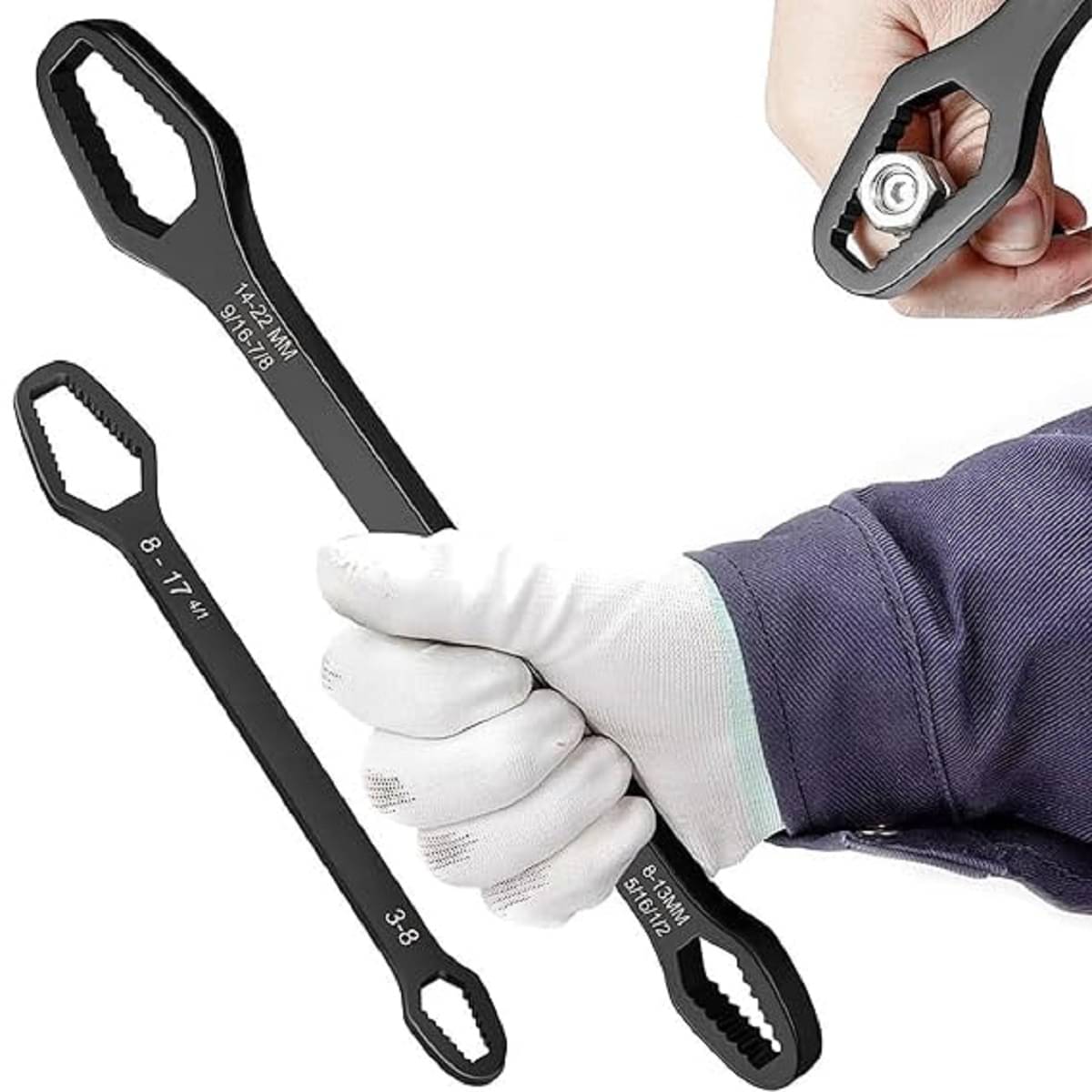 RAMDEV ENTERPRISE Open End Spanner Set of 2 Pc RAMDEV ENTERPRISE Open End Spanner Set of 2 Pc