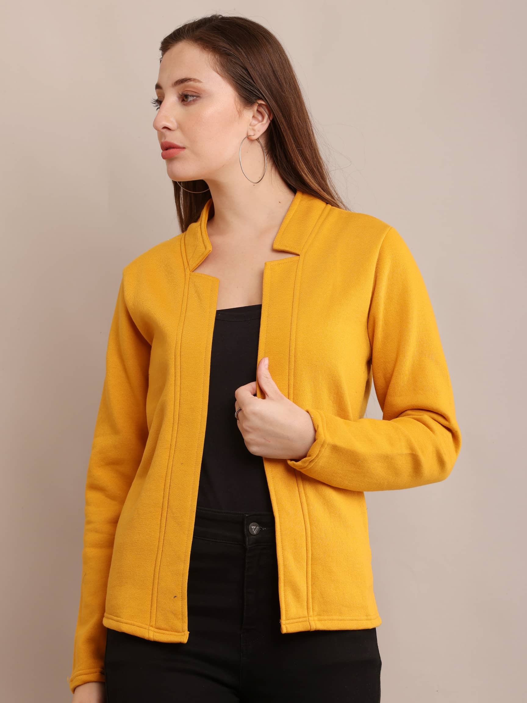 RC NEOEN - Fleece Yellow Blazers - Jackets & Coats | Buy online on ZillyBuy