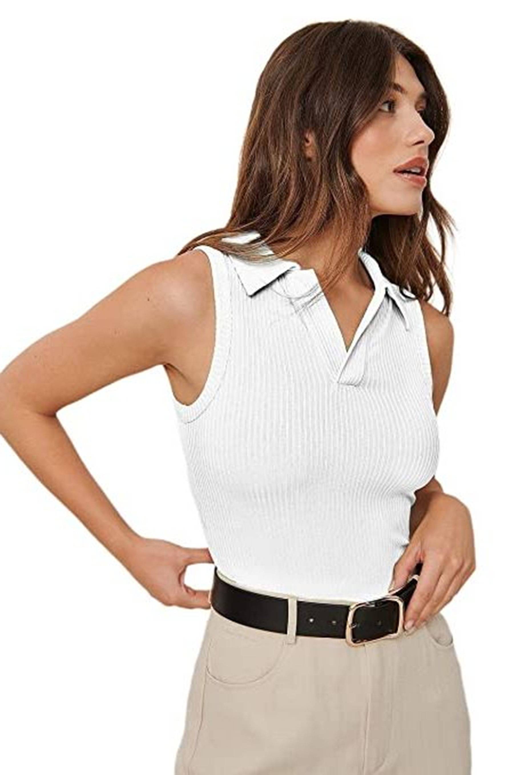 RC NEOEN Women's Cotton Blend Regular Top ( White )     			RC NEOEN Women's Cotton Blend Regular Top ( White )