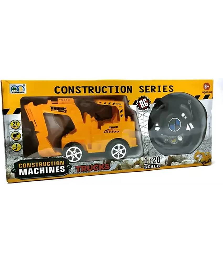 Remote Control JCB Machine Unbreakable Toys Vehicles Set Truck Playing for Kids (Multicolor, 3+ Years Old) 1piece Plastic JCB Vehicle Toy