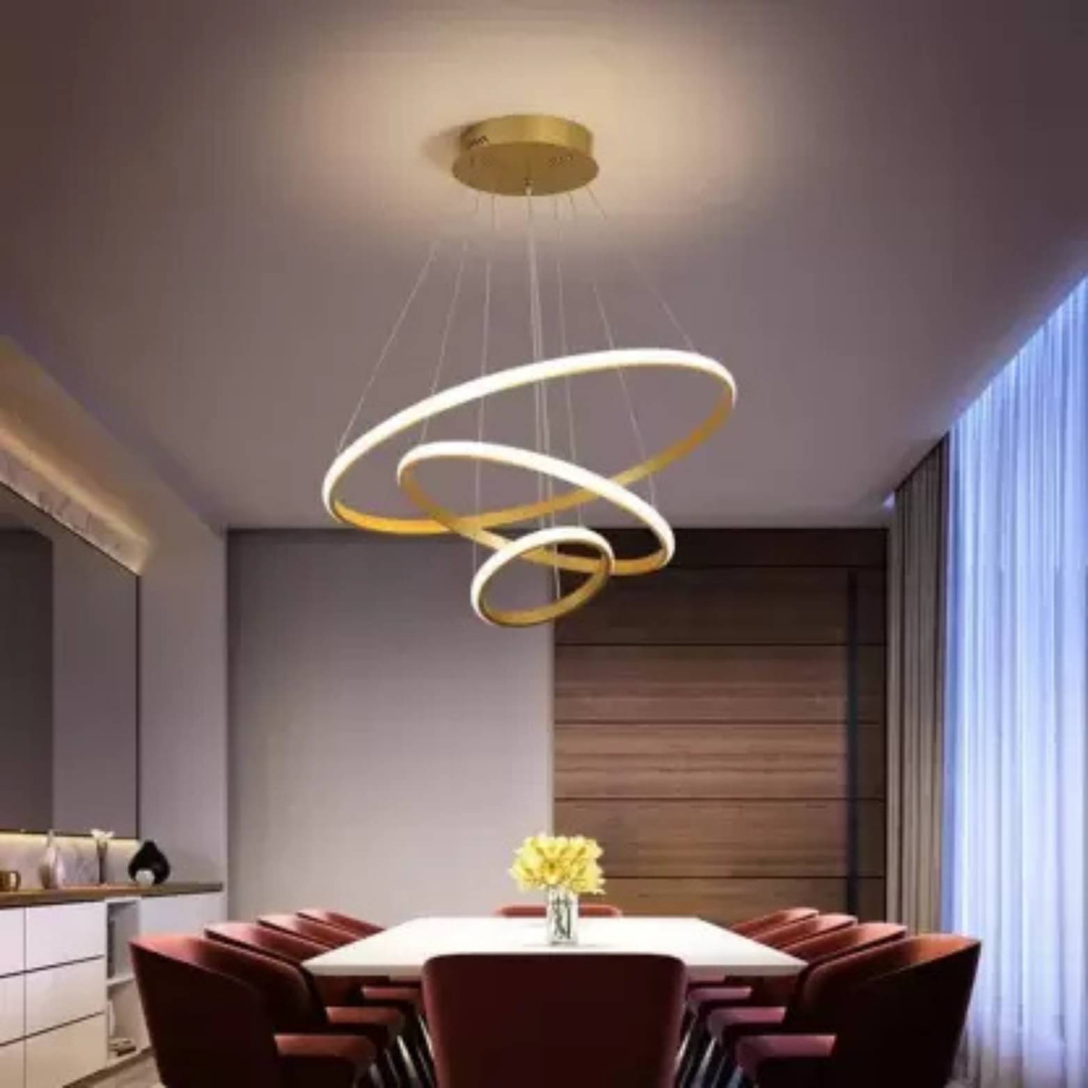 SPARKWORLD Iron Hanging Light Gold - Pack of 1 SPARKWORLD Iron Hanging Light Gold - Pack of 1