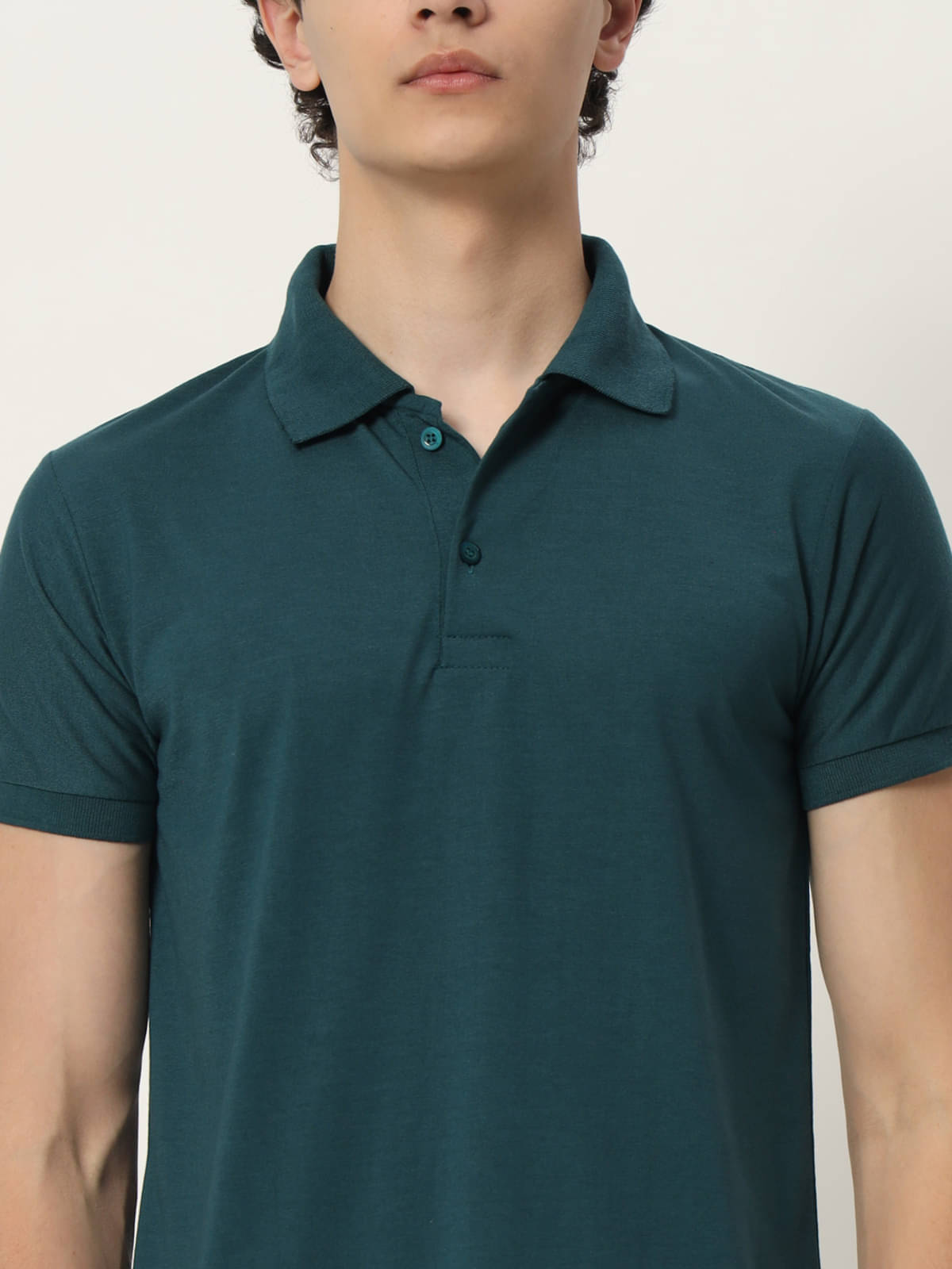 STYLE ACCORD Cotton Blend Regular Fit Solid Half Sleeves Men's Polo T Shirt - Olive Green ( Pack of 1 ) STYLE ACCORD Cotton Blend Regular Fit Solid Half Sleeves Men's Polo T Shirt - Olive Green ( Pack of 1 )