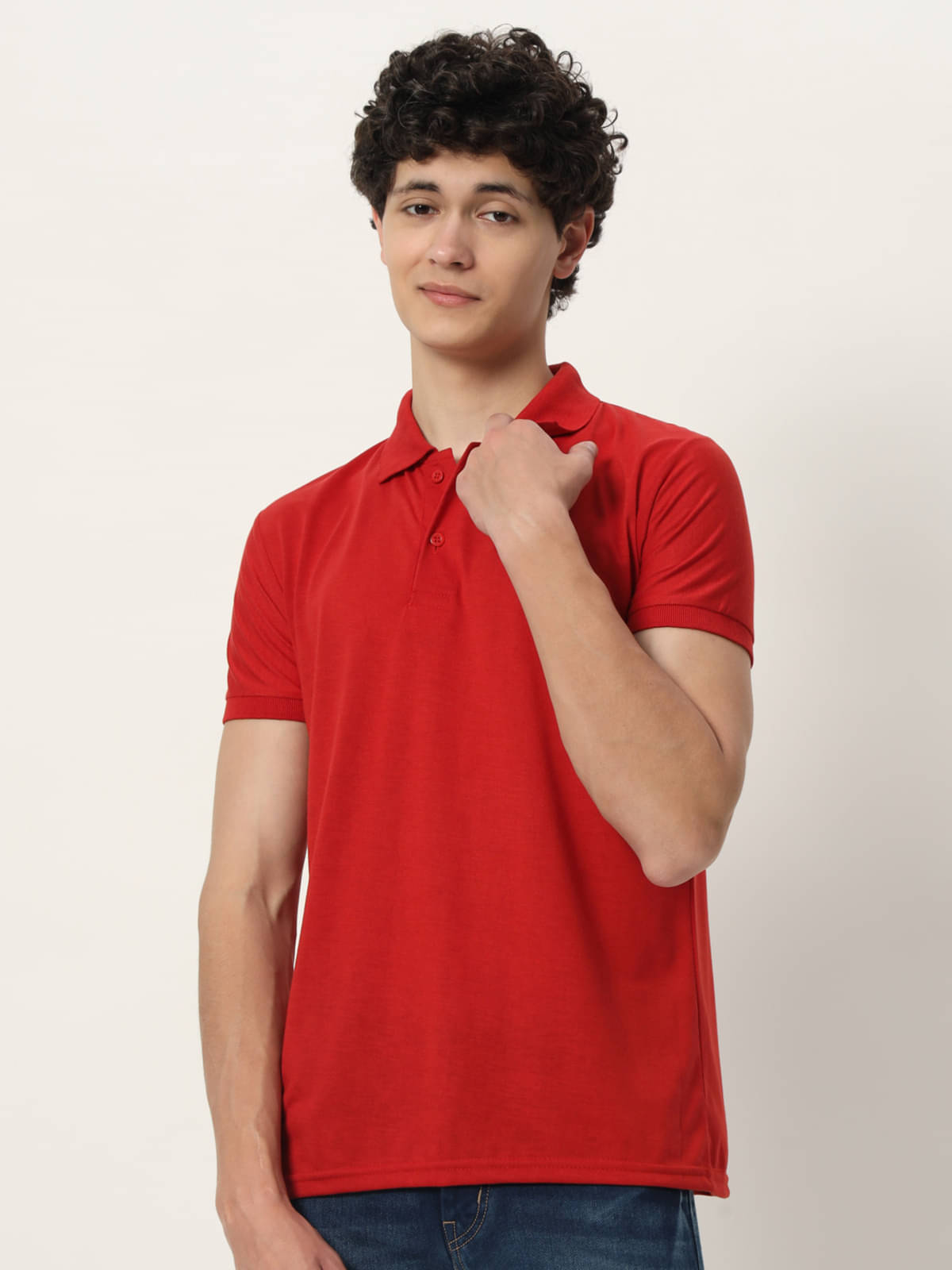 STYLE ACCORD Pack of 1 Cotton Blend Regular Fit Solid Half Sleeves Men's Polo T Shirt ( Maroon ) STYLE ACCORD Pack of 1 Cotton Blend Regular Fit Solid Half Sleeves Men's Polo T Shirt ( Maroon )