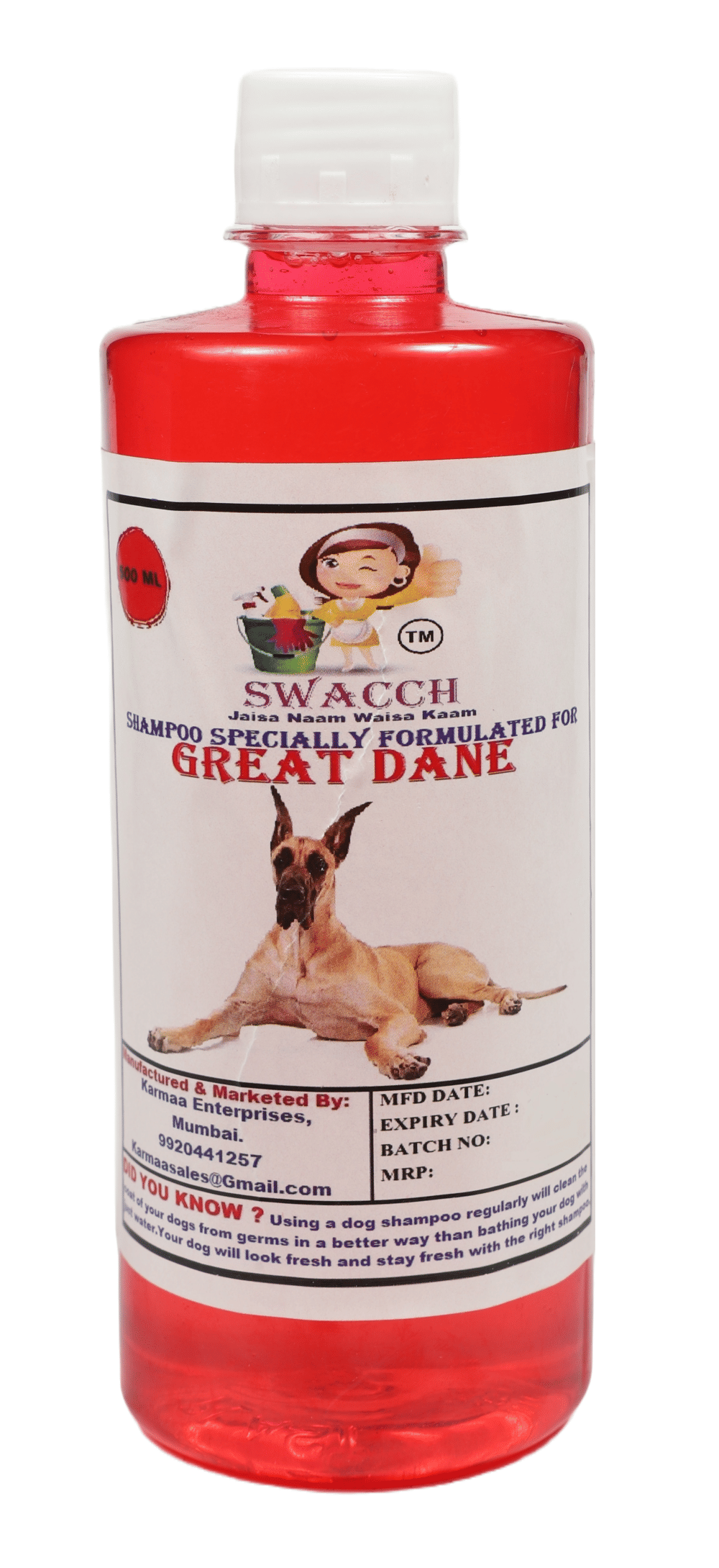 SWACCH Dog Shampoo ( 0.5 L ) SWACCH Dog Shampoo ( 0.5 L )