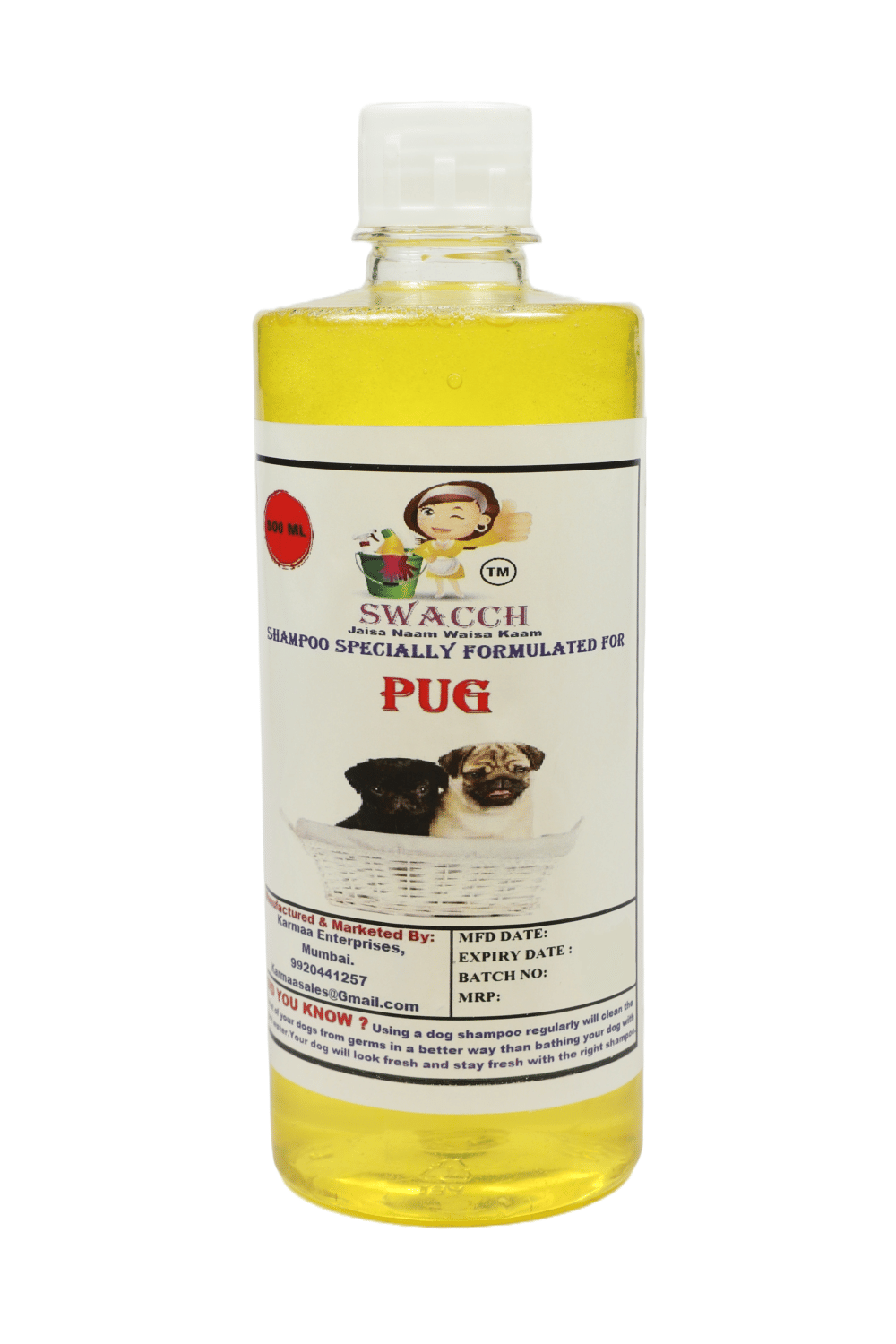     			SWACCH Dog Shampoo ( 0.5 L )