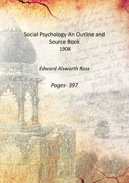     			Social Psychology an Outline and Source Book [Hardcover]