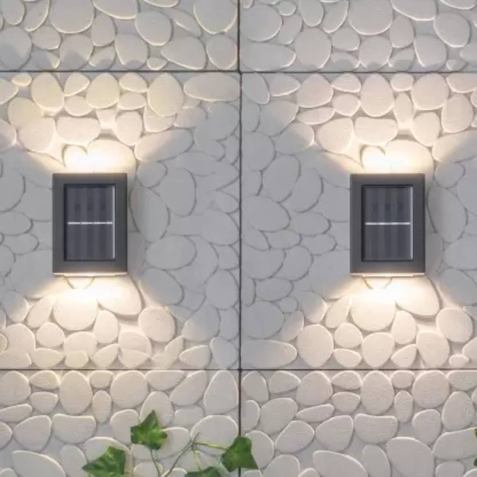 Spark World 5.5W Solar Outdoor Wall Light ( Pack of 2 )     			Spark World 5.5W Solar Outdoor Wall Light ( Pack of 2 )