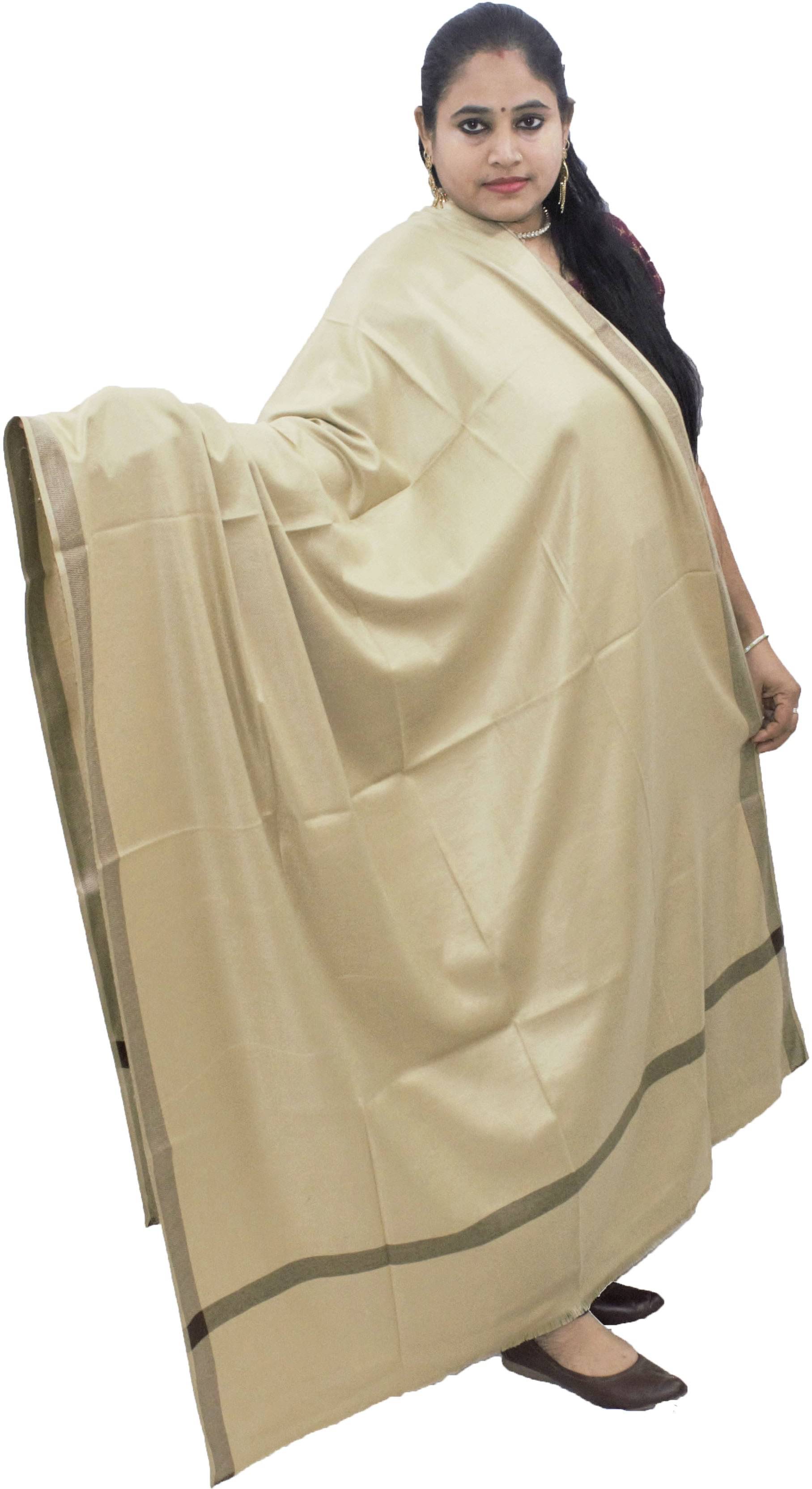 Sprha Beige Solid Shawl - ( Pack of 1 ) Sprha Beige Solid Shawl - ( Pack of 1 )