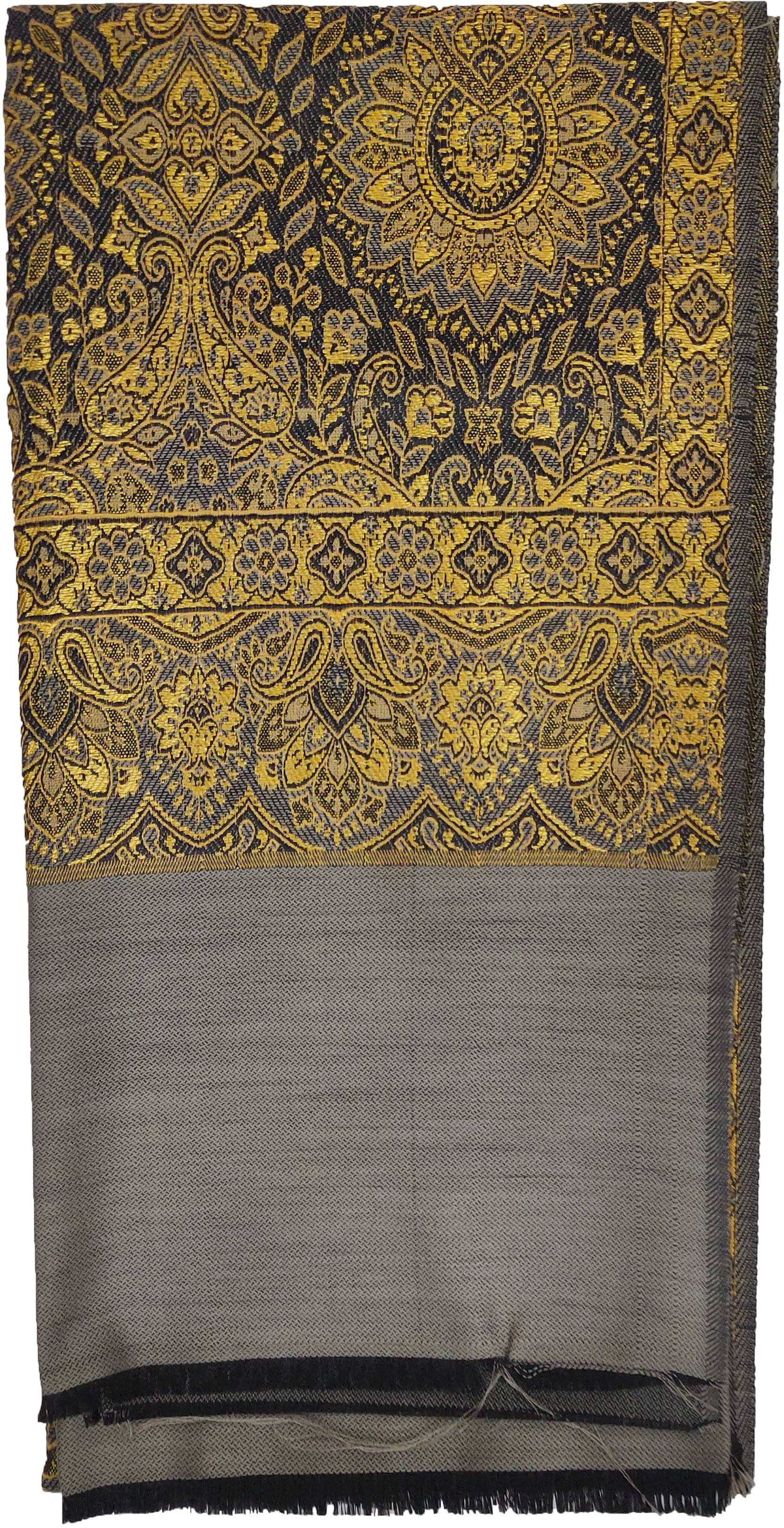     			Sprha Grey Printed Shawl - ( Pack of 1 )