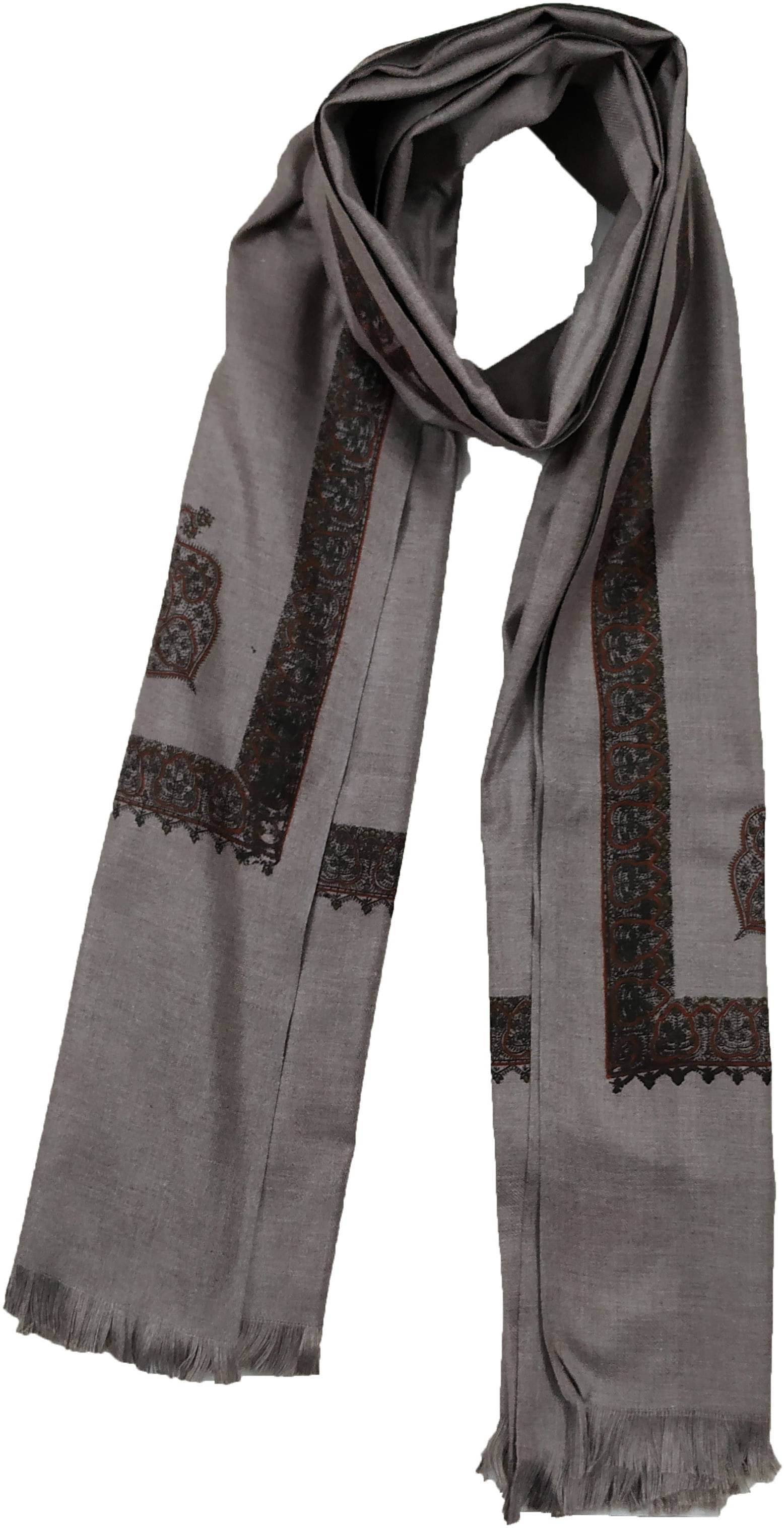 Sprha Grey Printed Shawl - ( Pack of 1 ) Sprha Grey Printed Shawl - ( Pack of 1 )