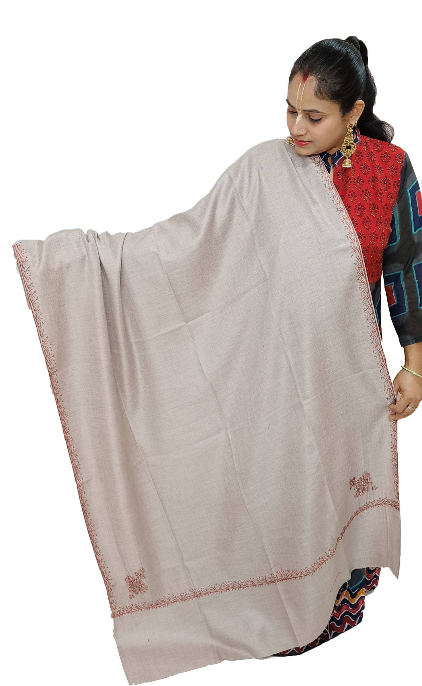     			Sprha Grey Self Design Shawl - ( Pack of 1 )