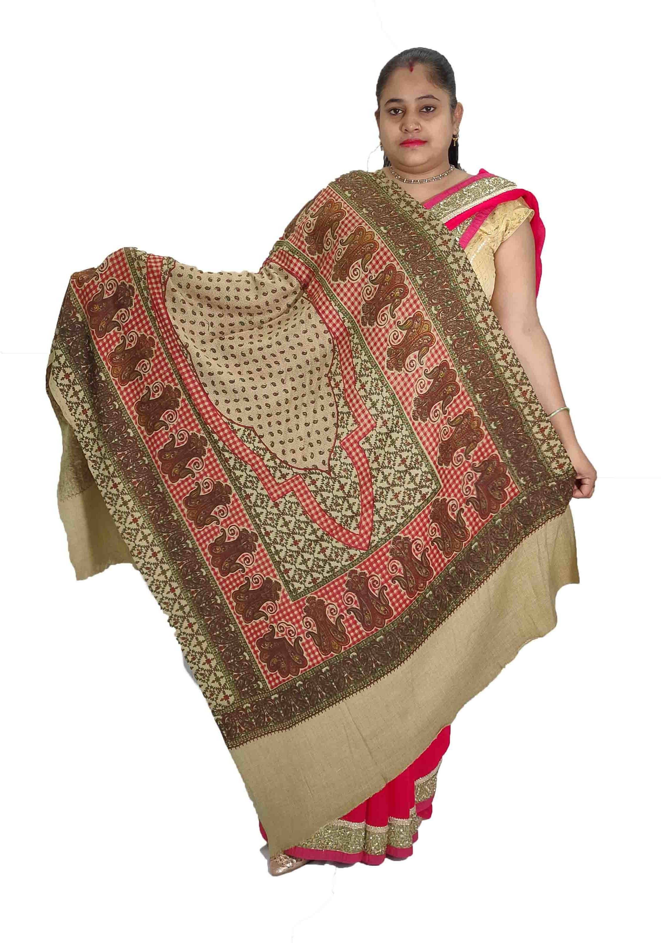 Sprha Multicolor Printed Shawl - ( Pack of 1 ) Sprha Multicolor Printed Shawl - ( Pack of 1 )