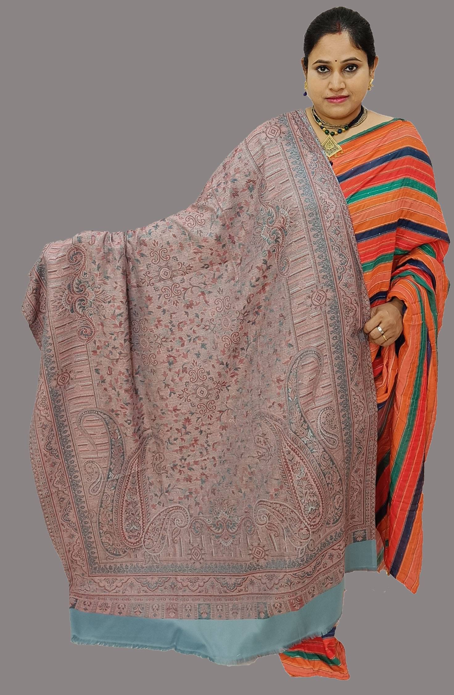 Sprha Multicolor Printed Shawl - ( Pack of 1 ) Sprha Multicolor Printed Shawl - ( Pack of 1 )
