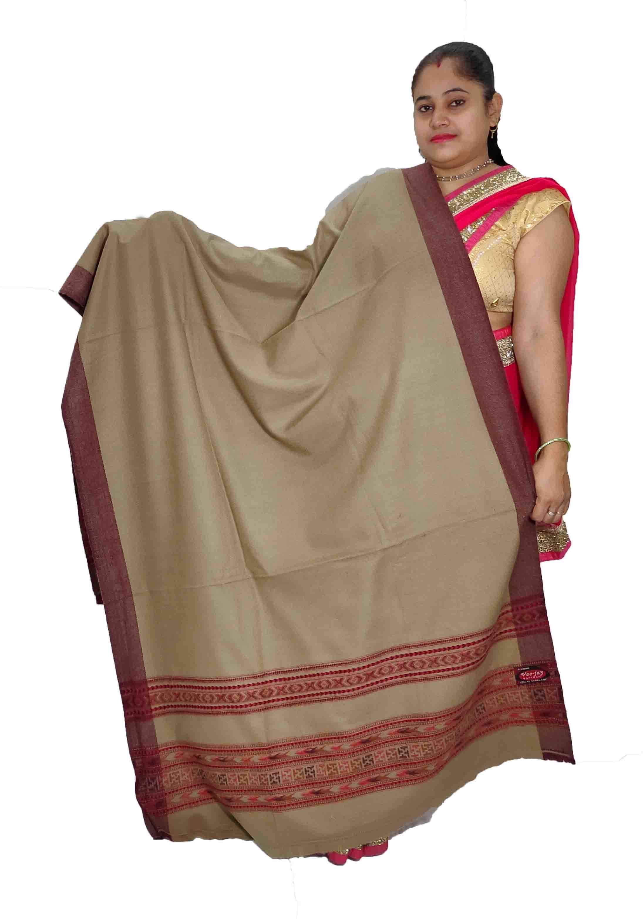     			Sprha Multicolor Self Design Shawl - ( Pack of 1 )